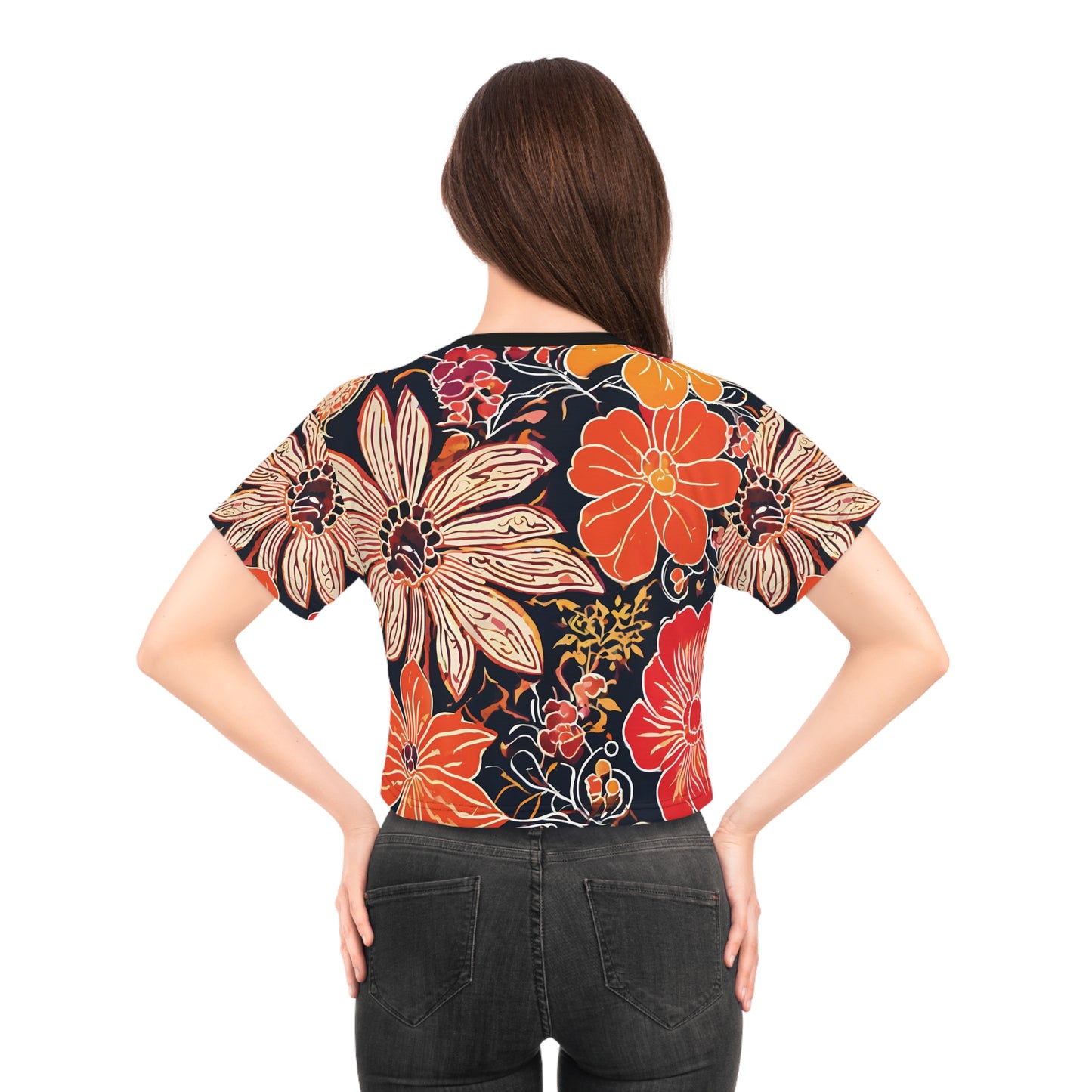 Warm Romance Woman's Crop Tee