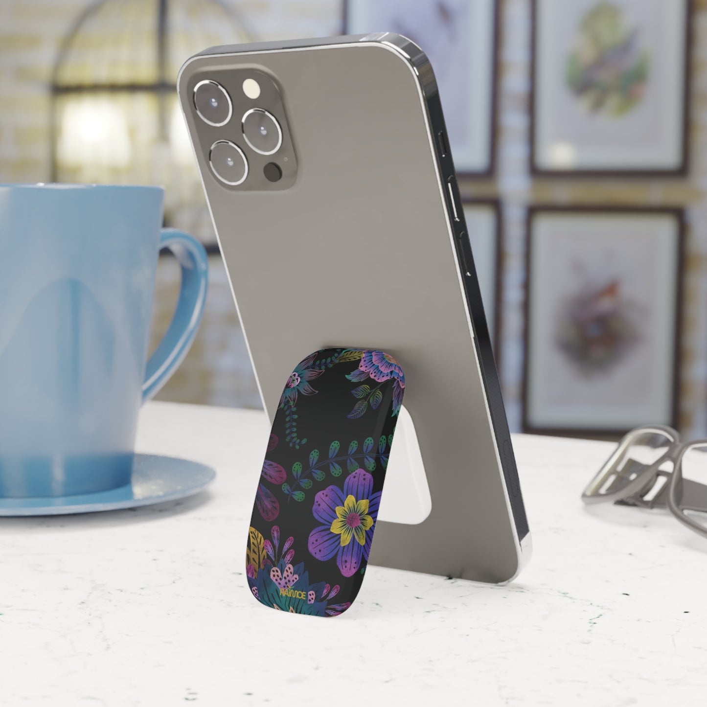 Agarre de clic para teléfono Lumina morado