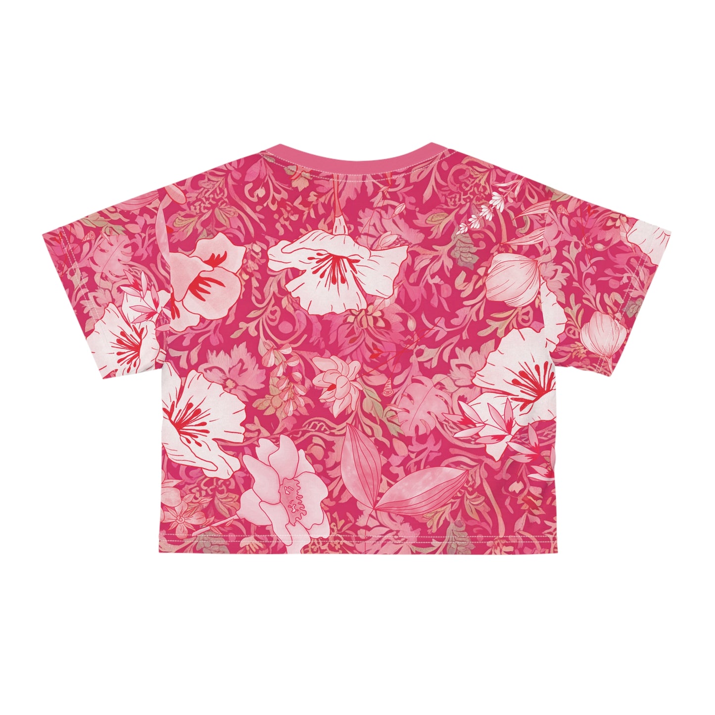 ピンク ゴッデス ウィメンズ クロップ T シャツ