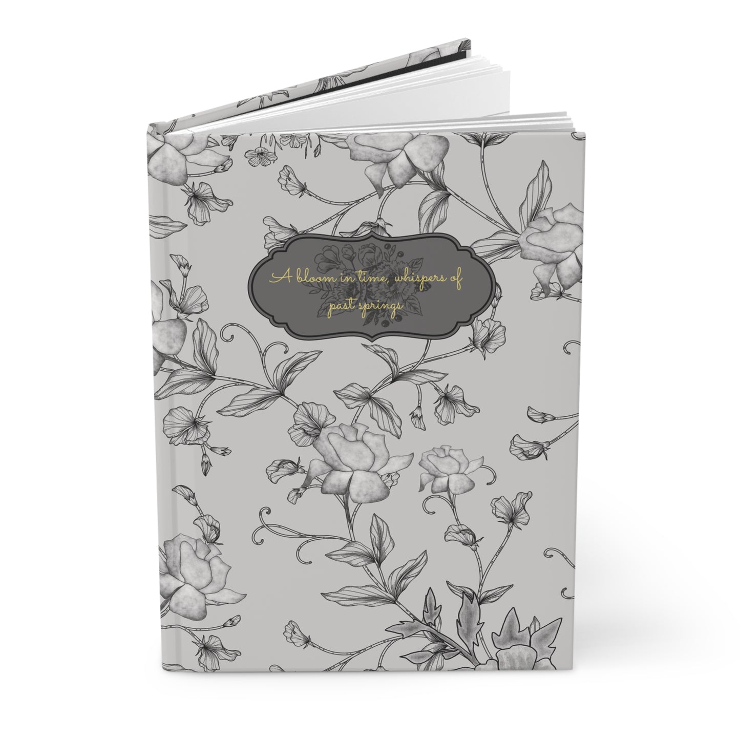 Victorian Floral Hardcover Journal (5.75" x 8")