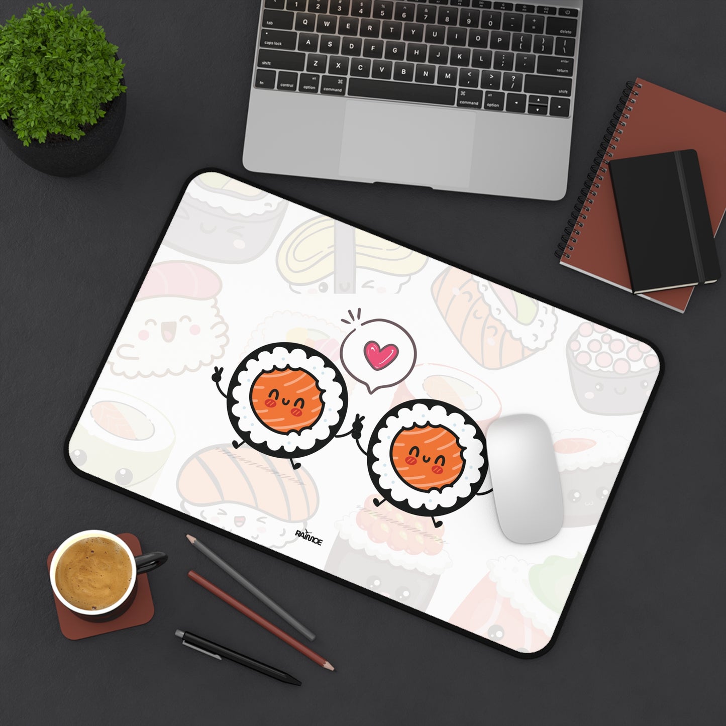 Sushi In Love Desk Mat
