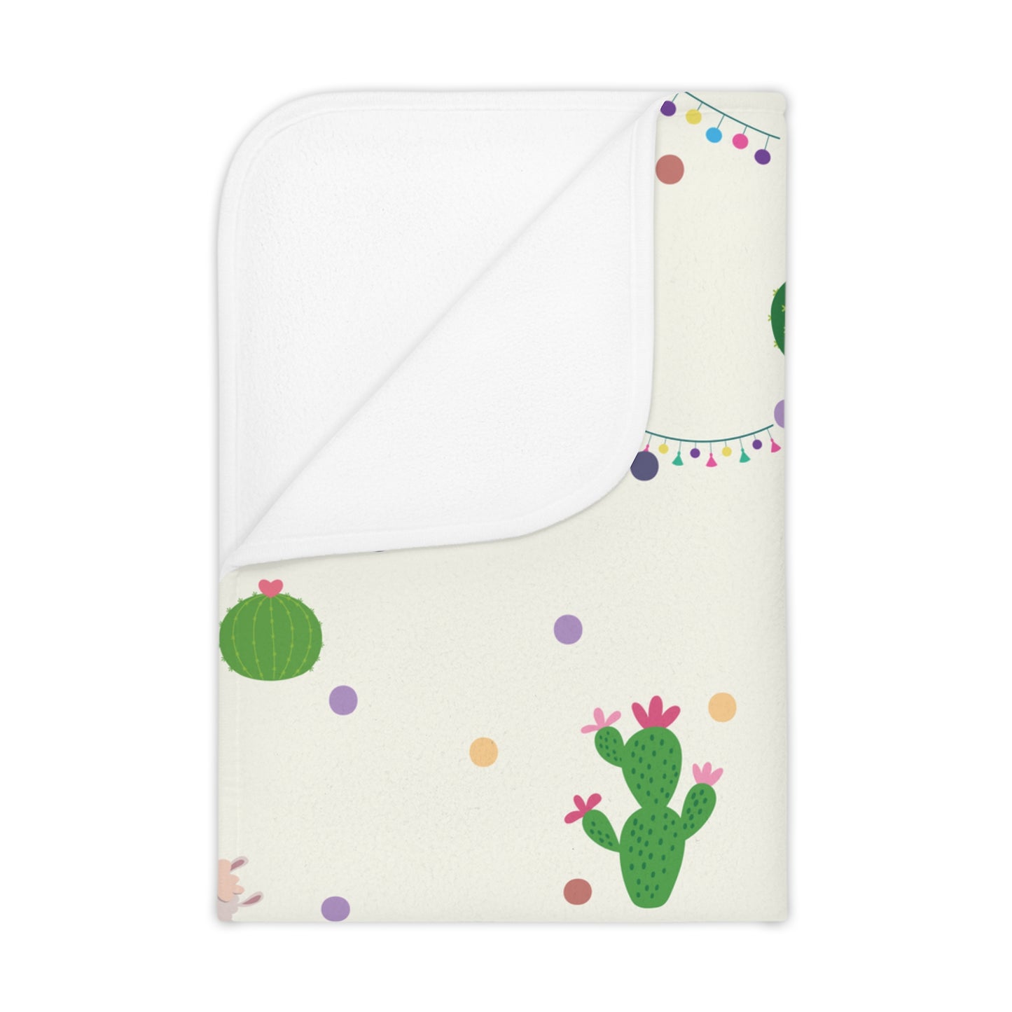 Alpaca Party Soft Fleece Toddler Blanket