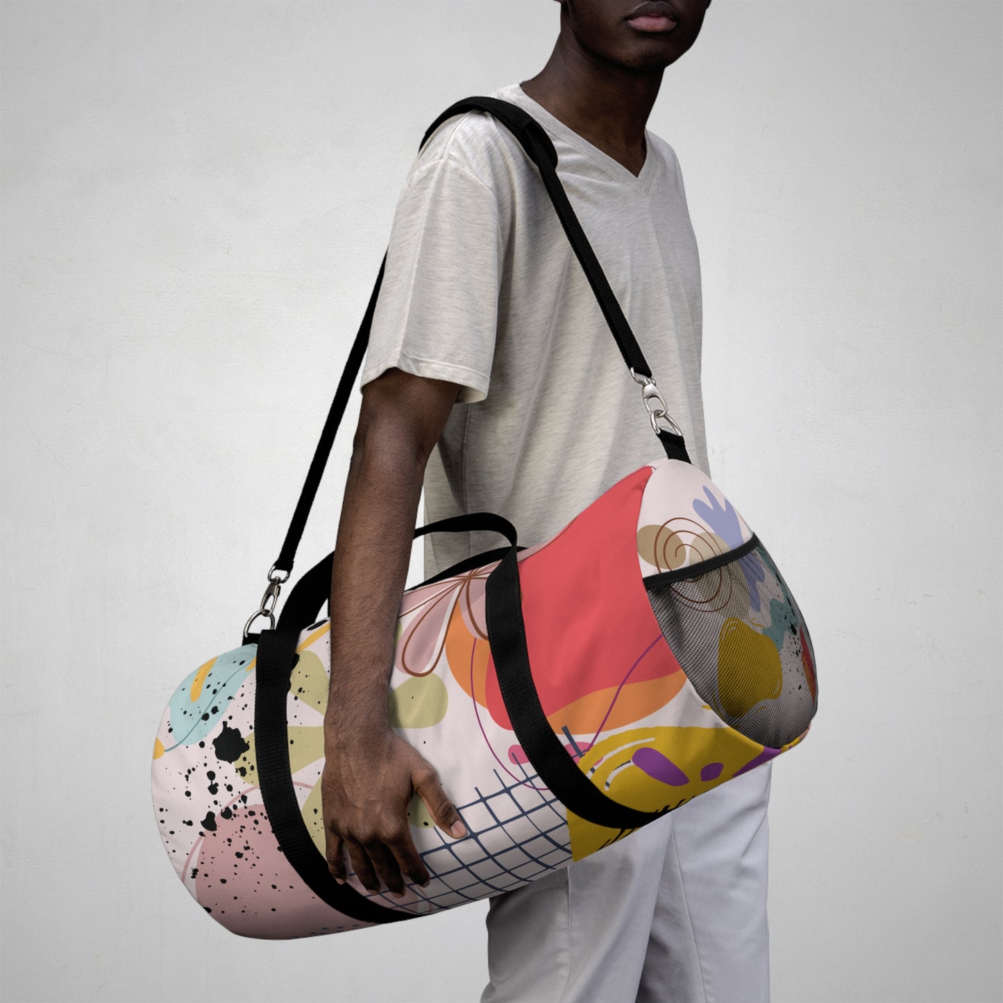 Colorful Abstract Pattern Duffel Bag