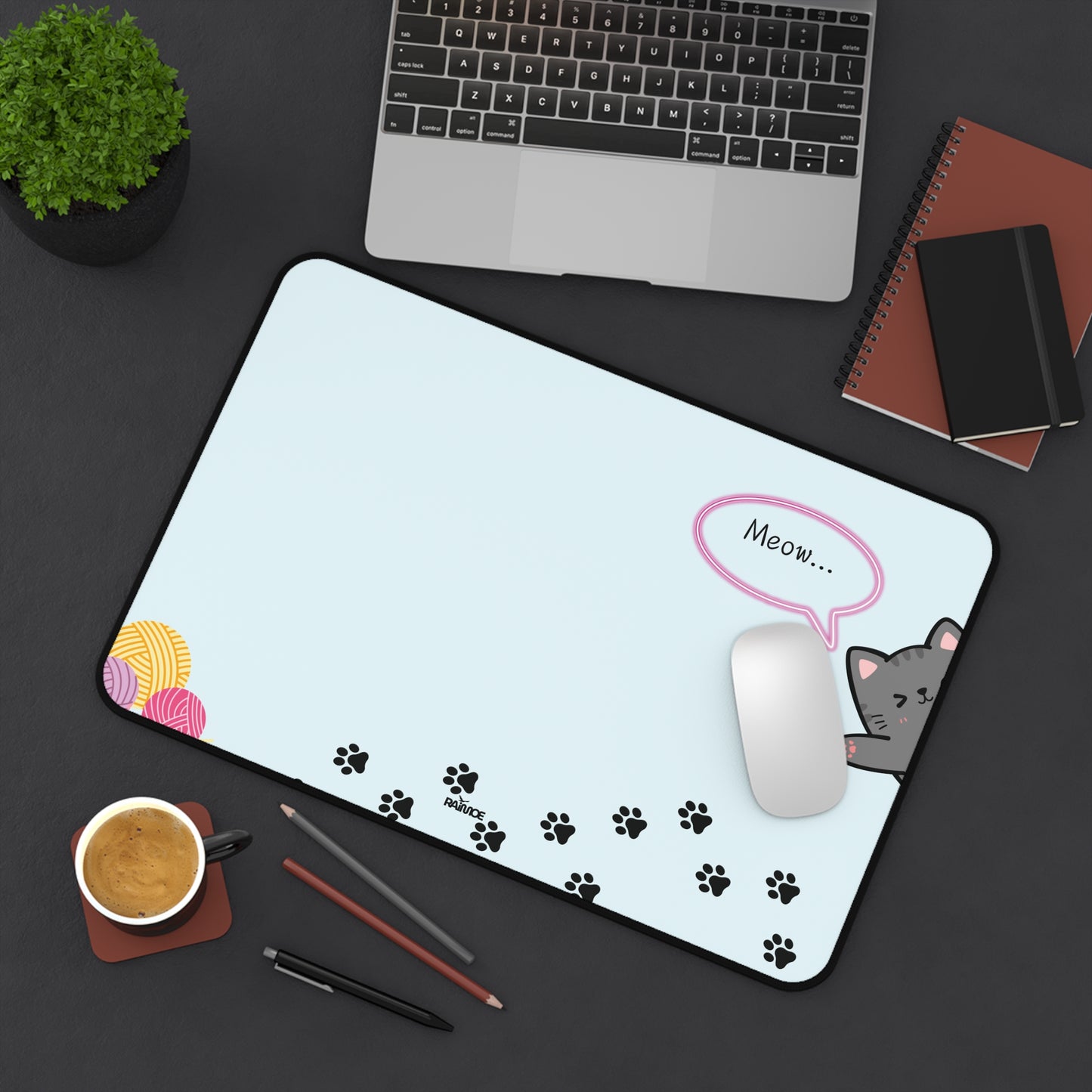 Cat Meow Desk Mat