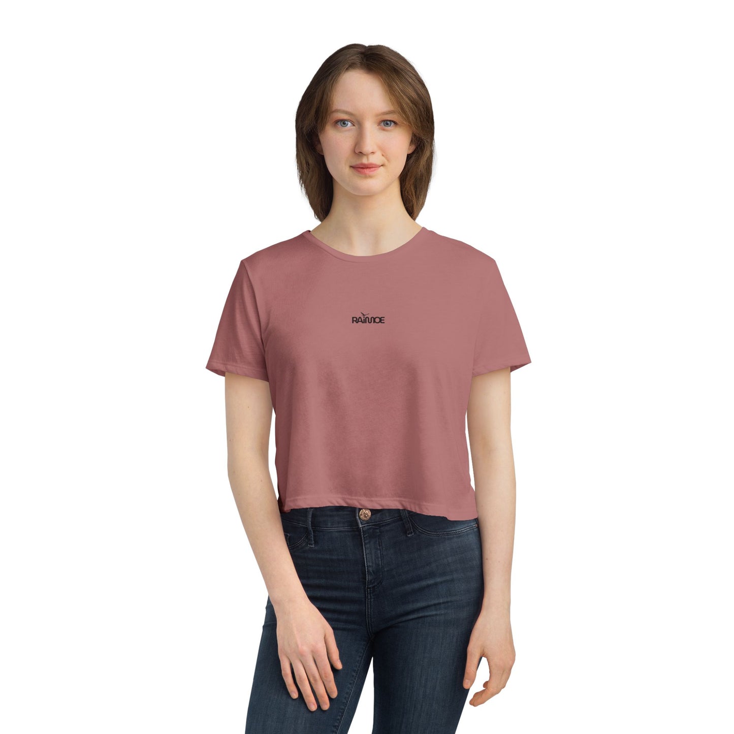 RAIMOE レディース フローリー クロップド Tシャツ