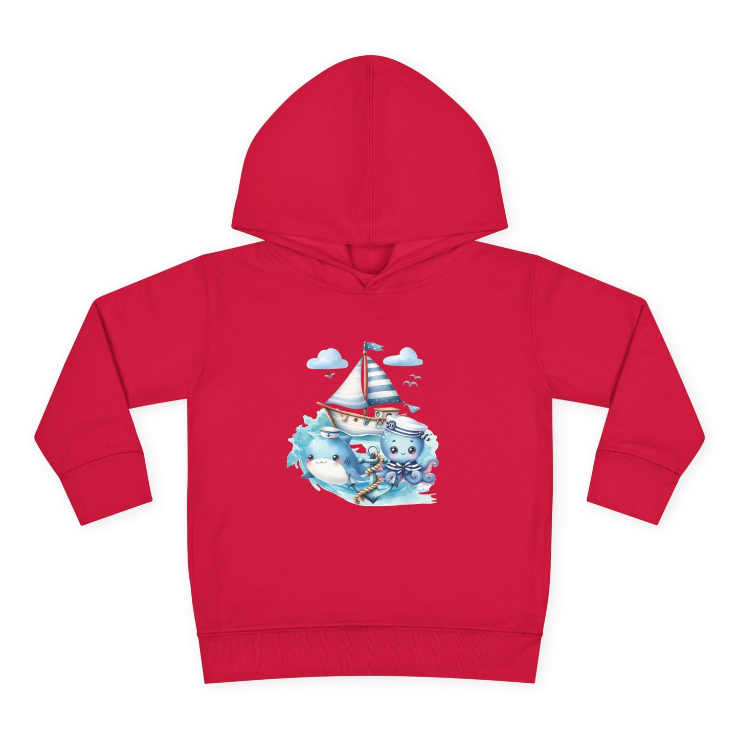 Nautical Sea Toddler Fleece Hoodie
