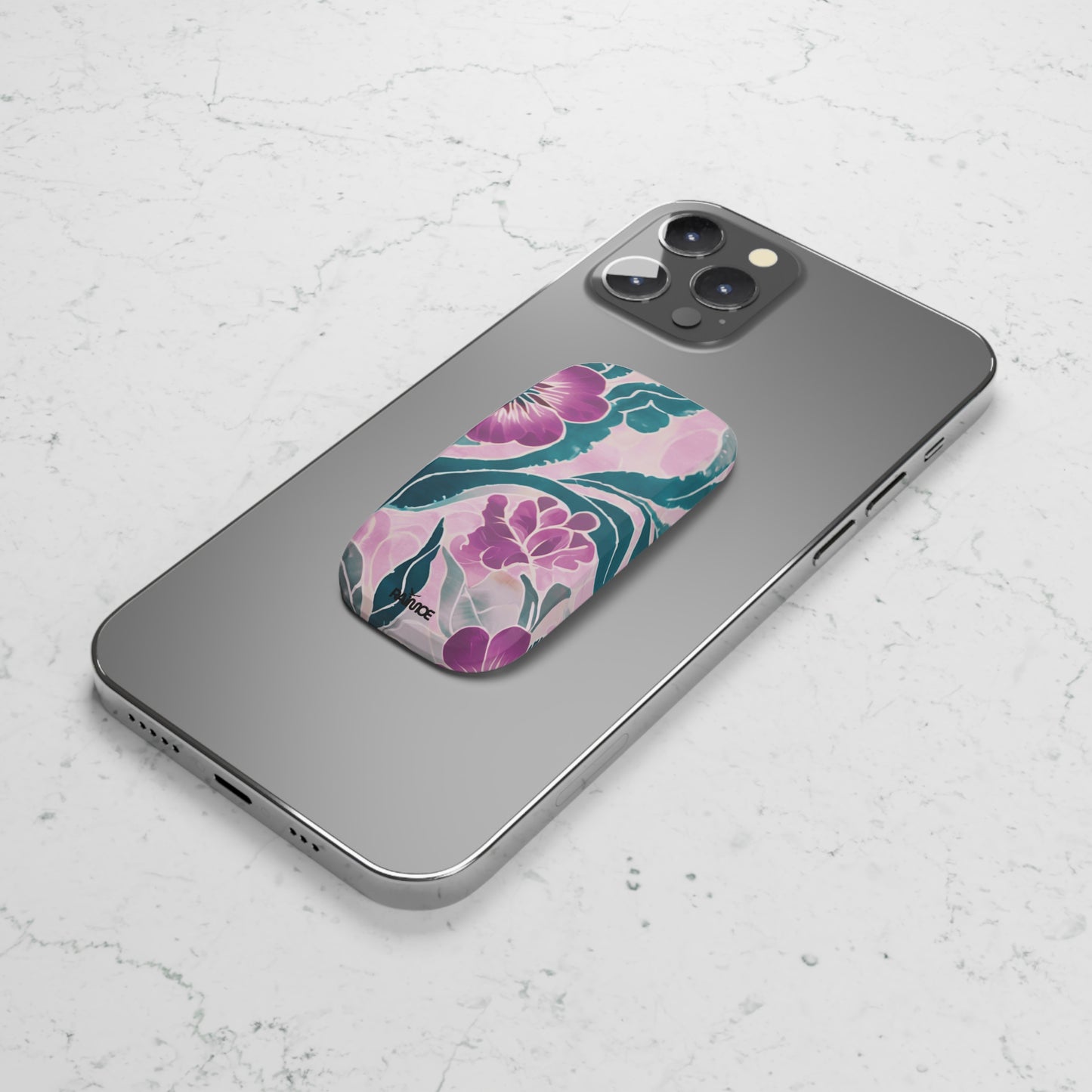 Agarre de clic para teléfono Purple Beauty