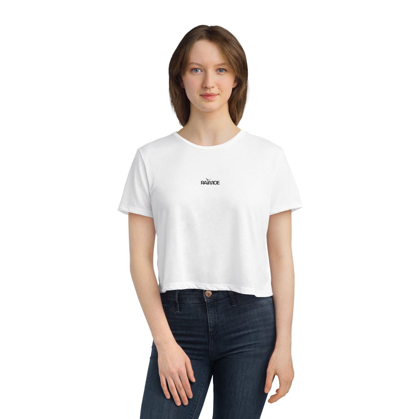 RAIMOE レディース フローリー クロップド Tシャツ