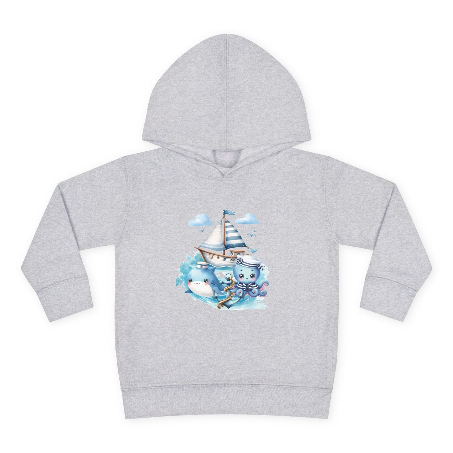 Nautical Sea Toddler Fleece Hoodie