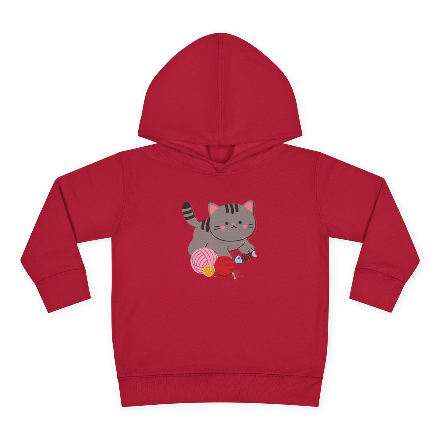 Cutie Kitten Toddler Fleece Hoodie