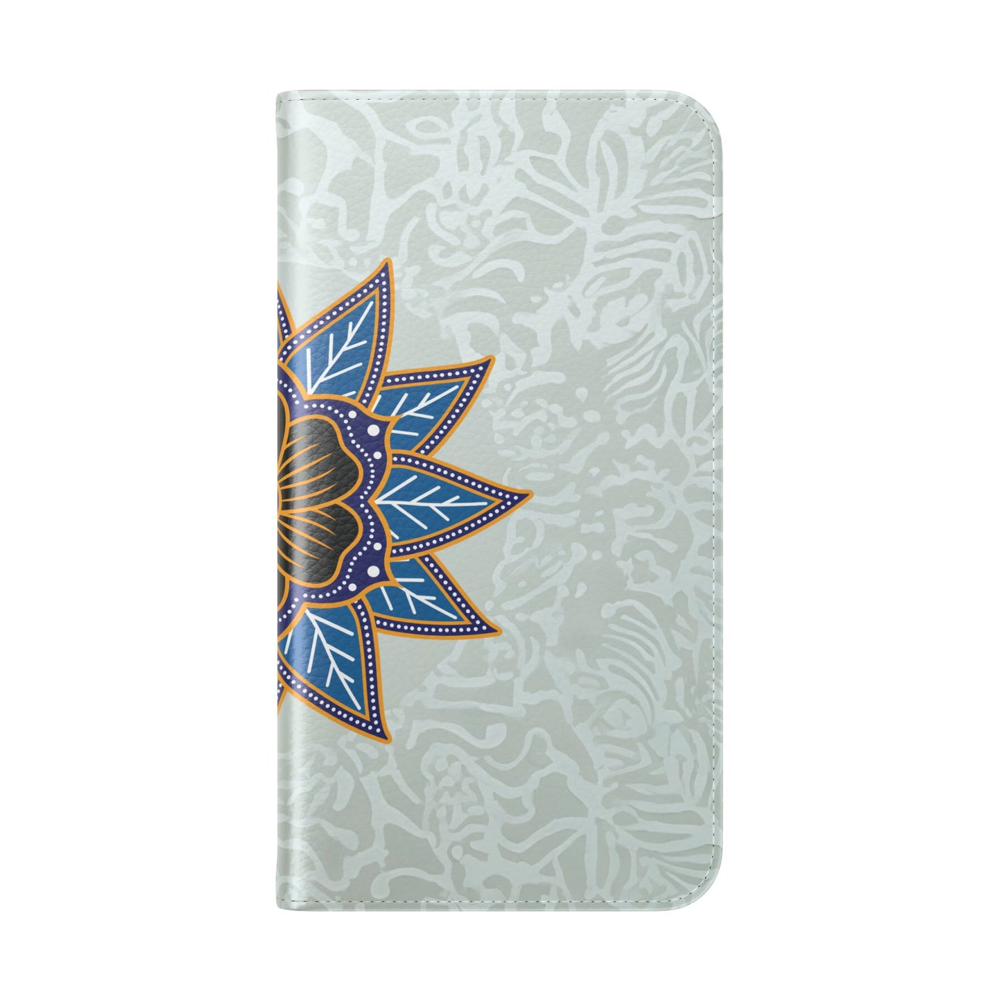 Blue Bloom - Funda con tapa para iPhone