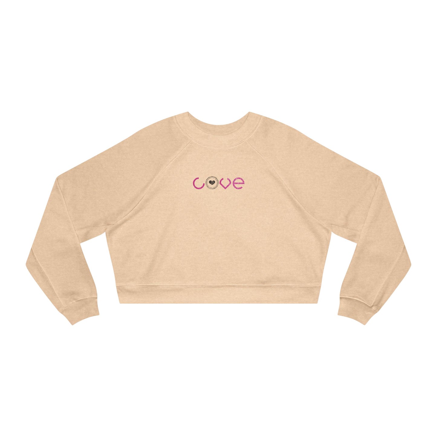 LOVE Cropped Fleece Pullover