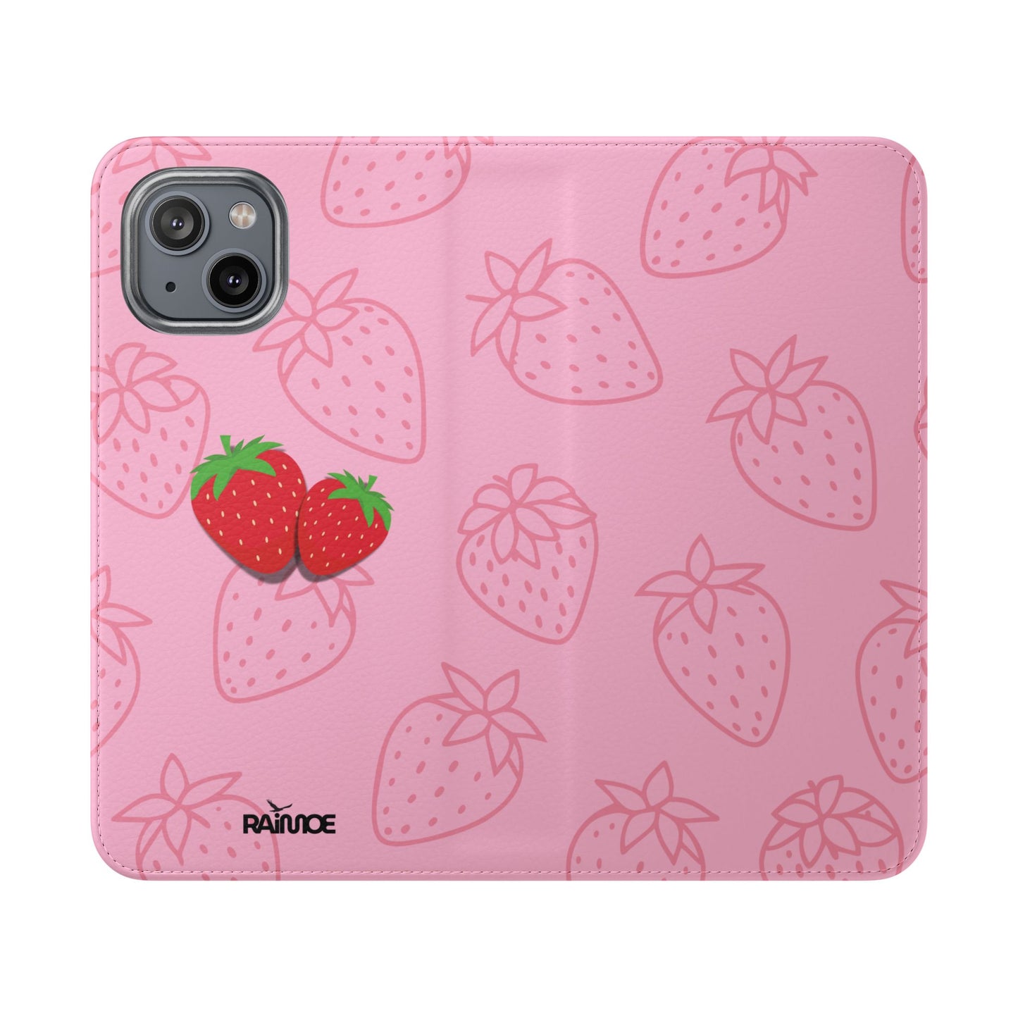 Fresa jugosa - Funda abatible para iPhone