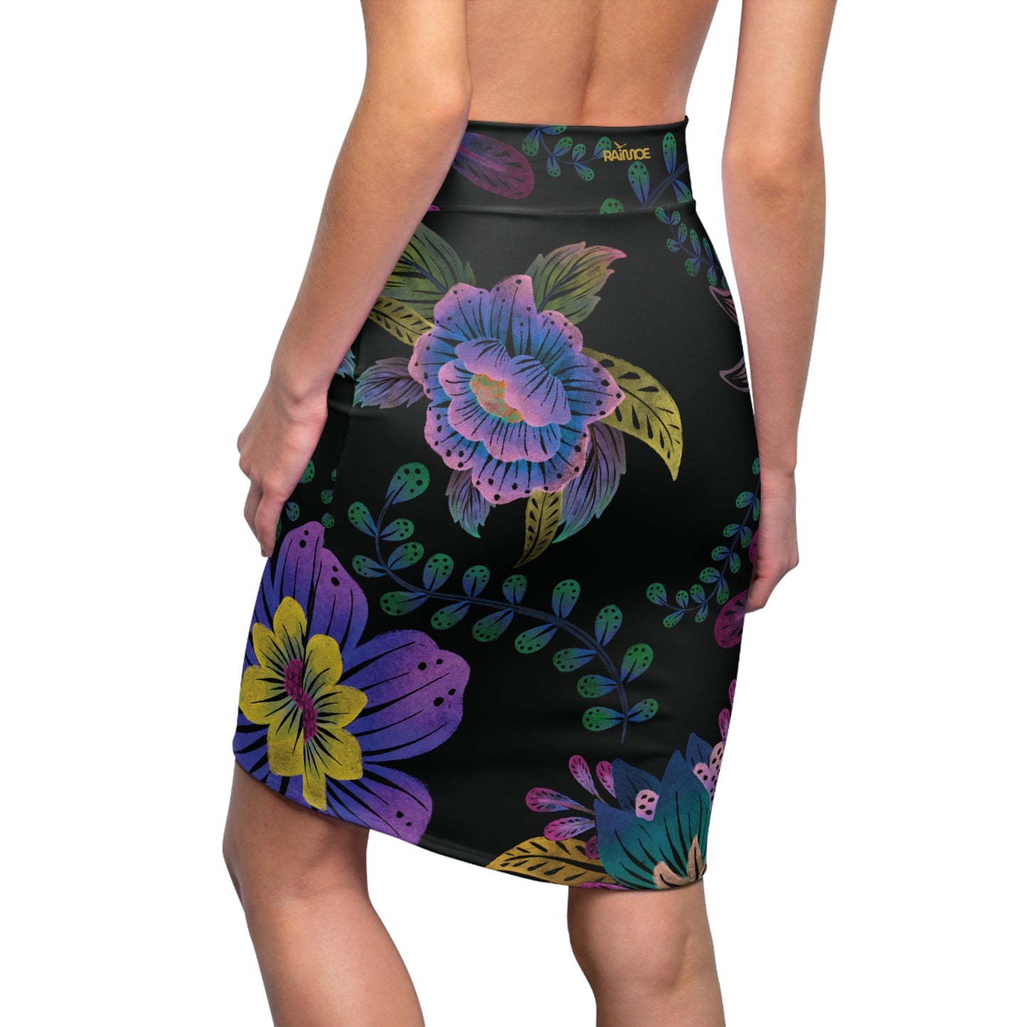 Purple Lumina Women's Pencil Skirt