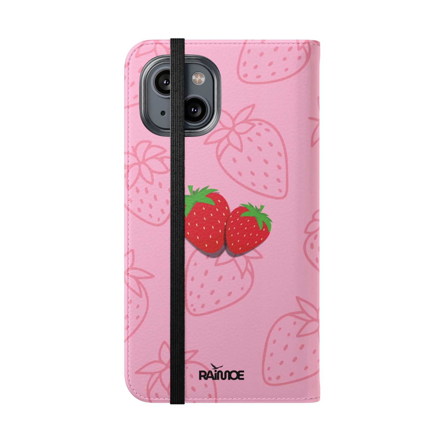 Fresa jugosa - Funda abatible para iPhone