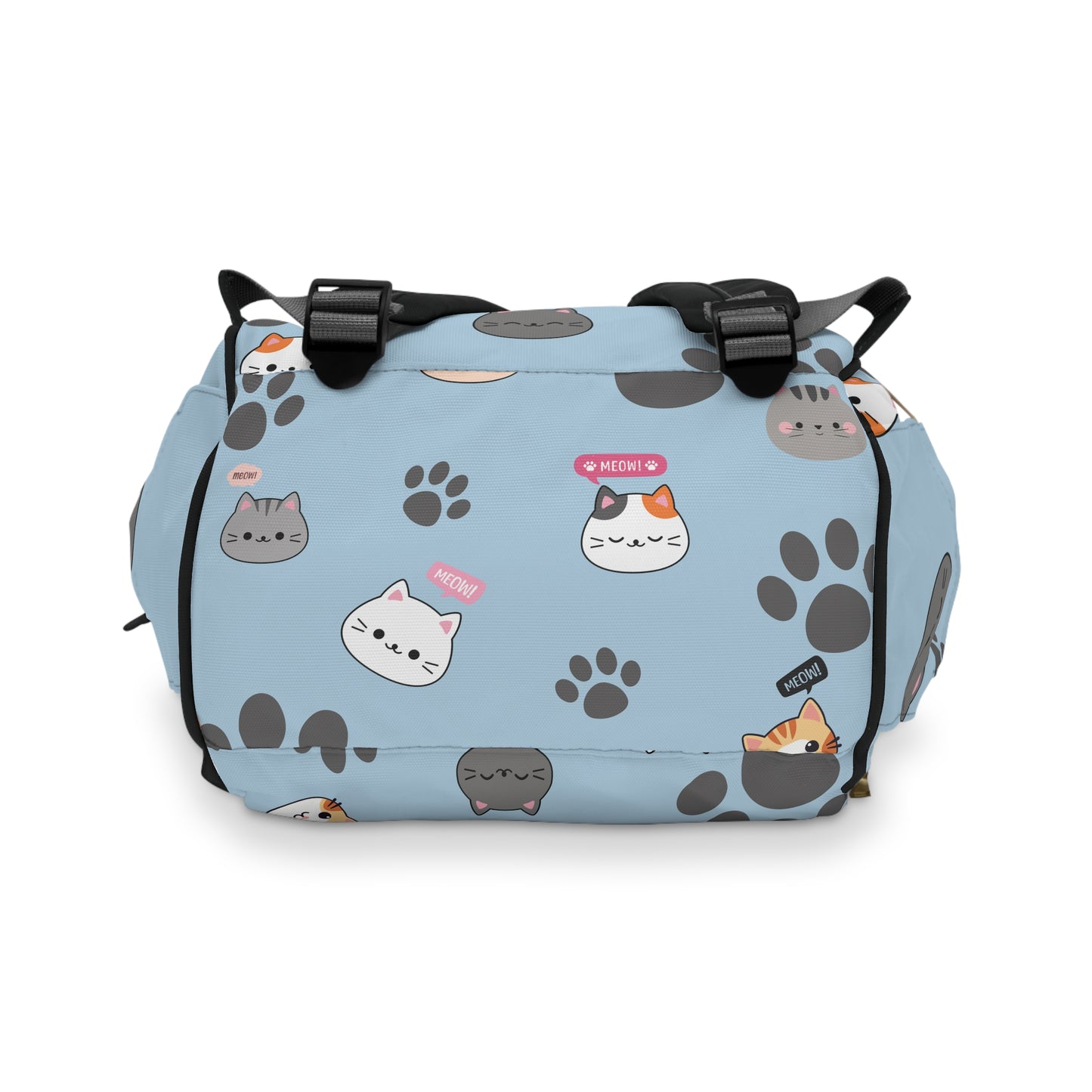 Cutie Family Diaper Backpack - Black Strap