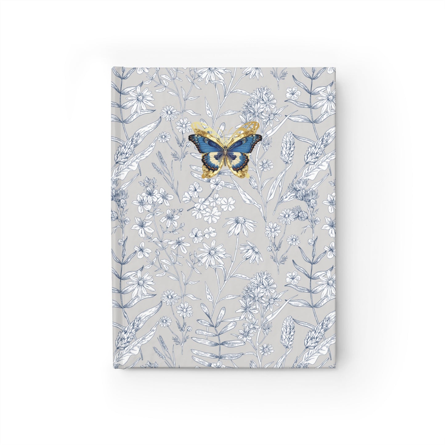 Butterfly Floral Lined Journal