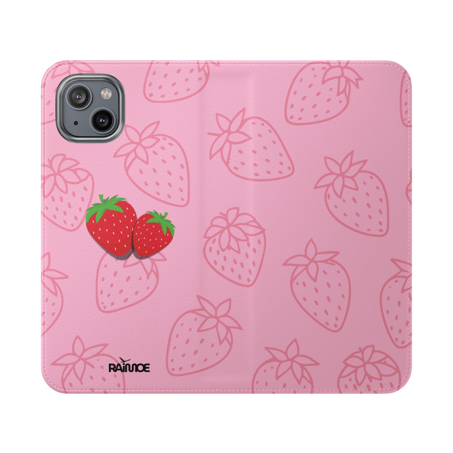 Fresa jugosa - Funda abatible para iPhone