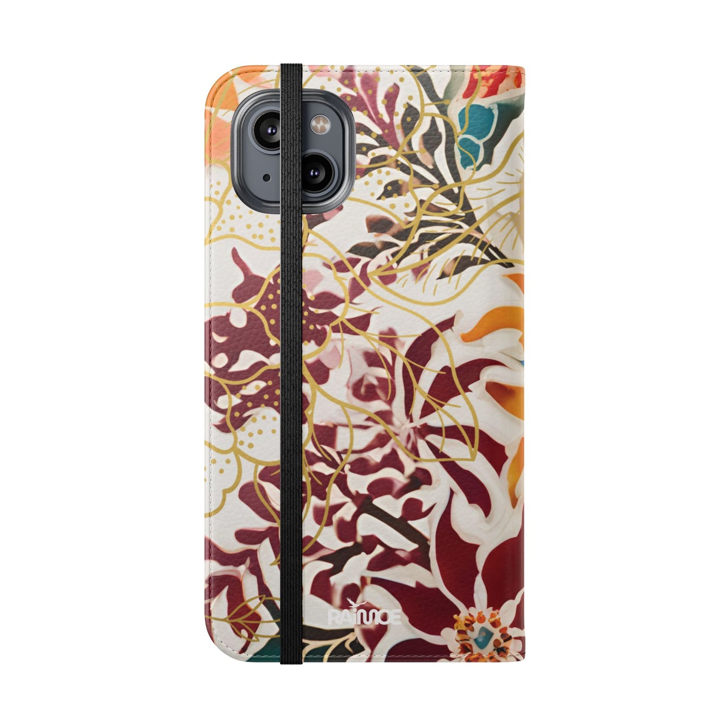 Auburn Floral - Funda abatible para iPhone