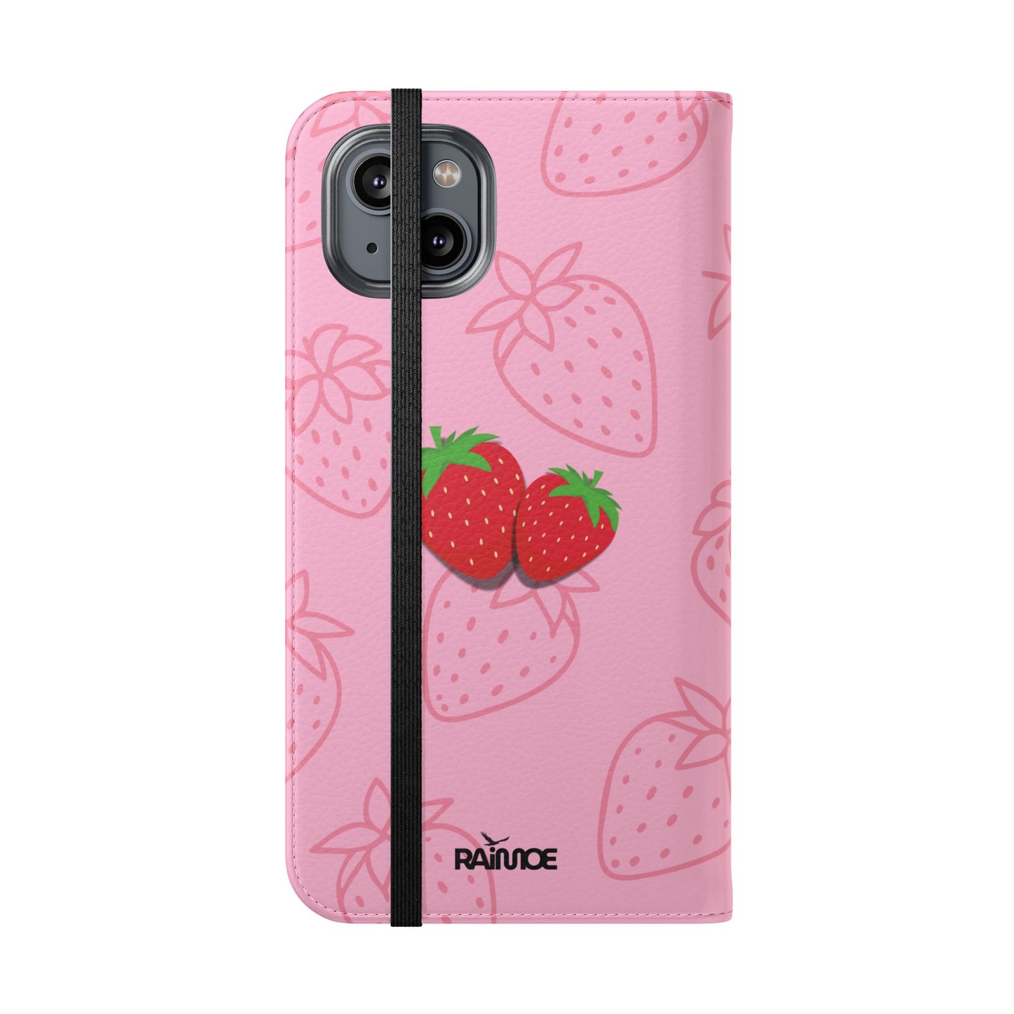 Fresa jugosa - Funda abatible para iPhone