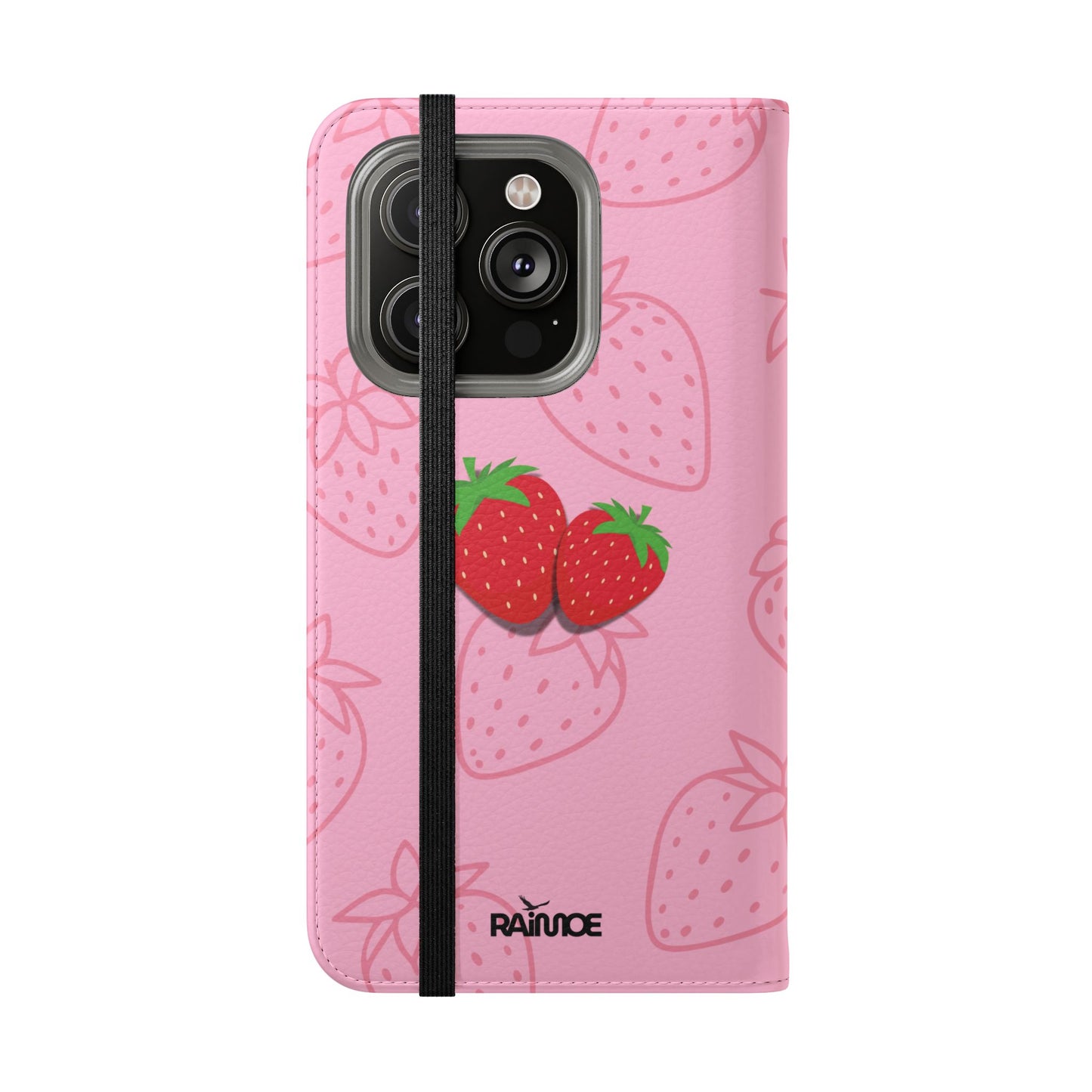 Fresa jugosa - Funda abatible para iPhone