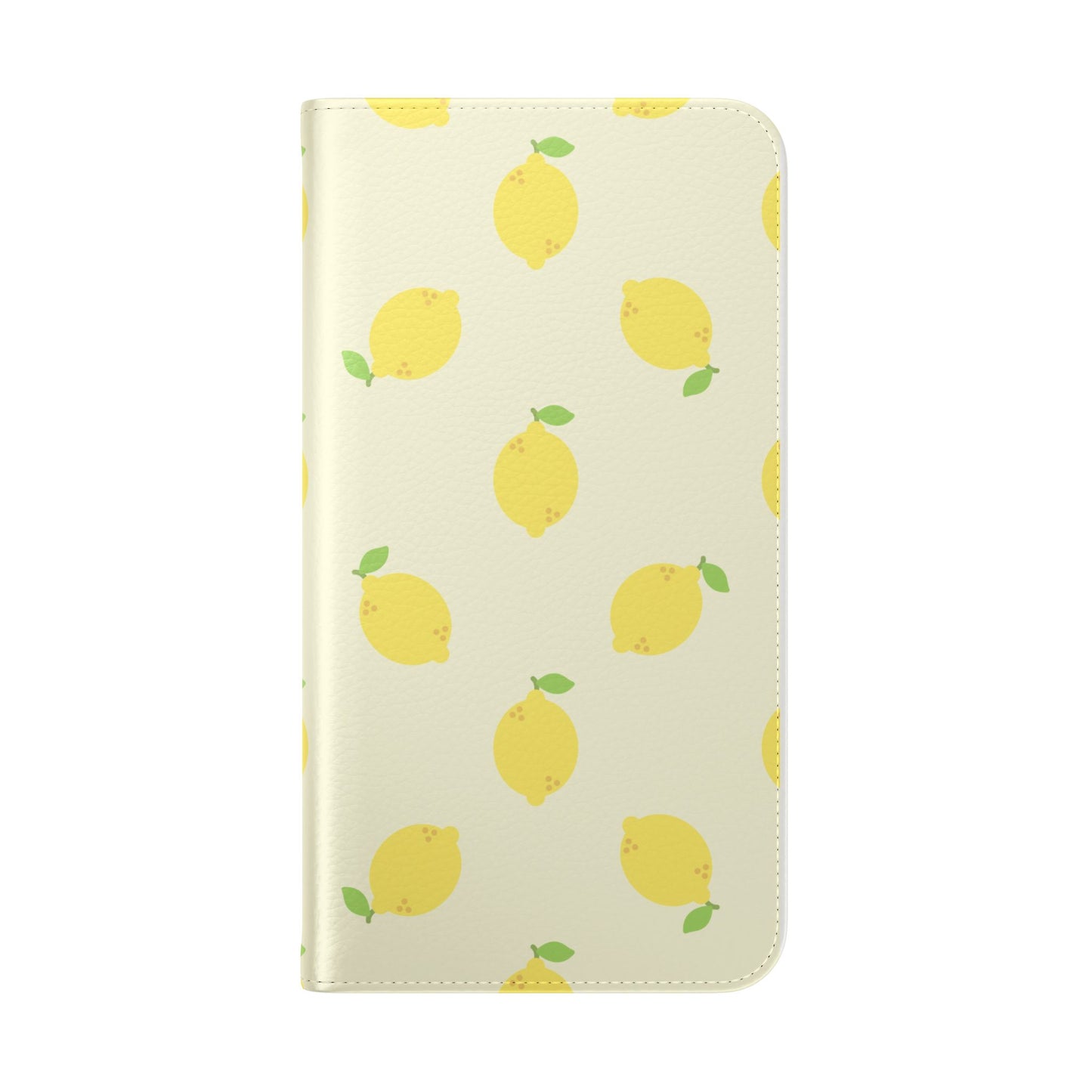 Funda con tapa para iPhone "Locura de limón"