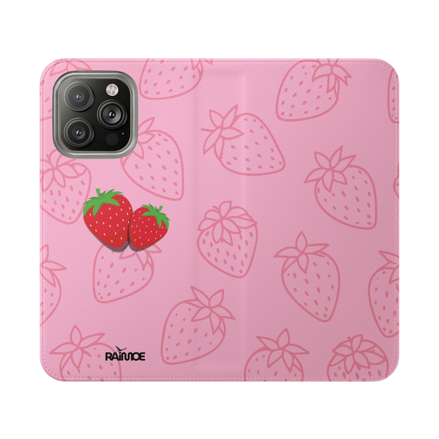 Fresa jugosa - Funda abatible para iPhone