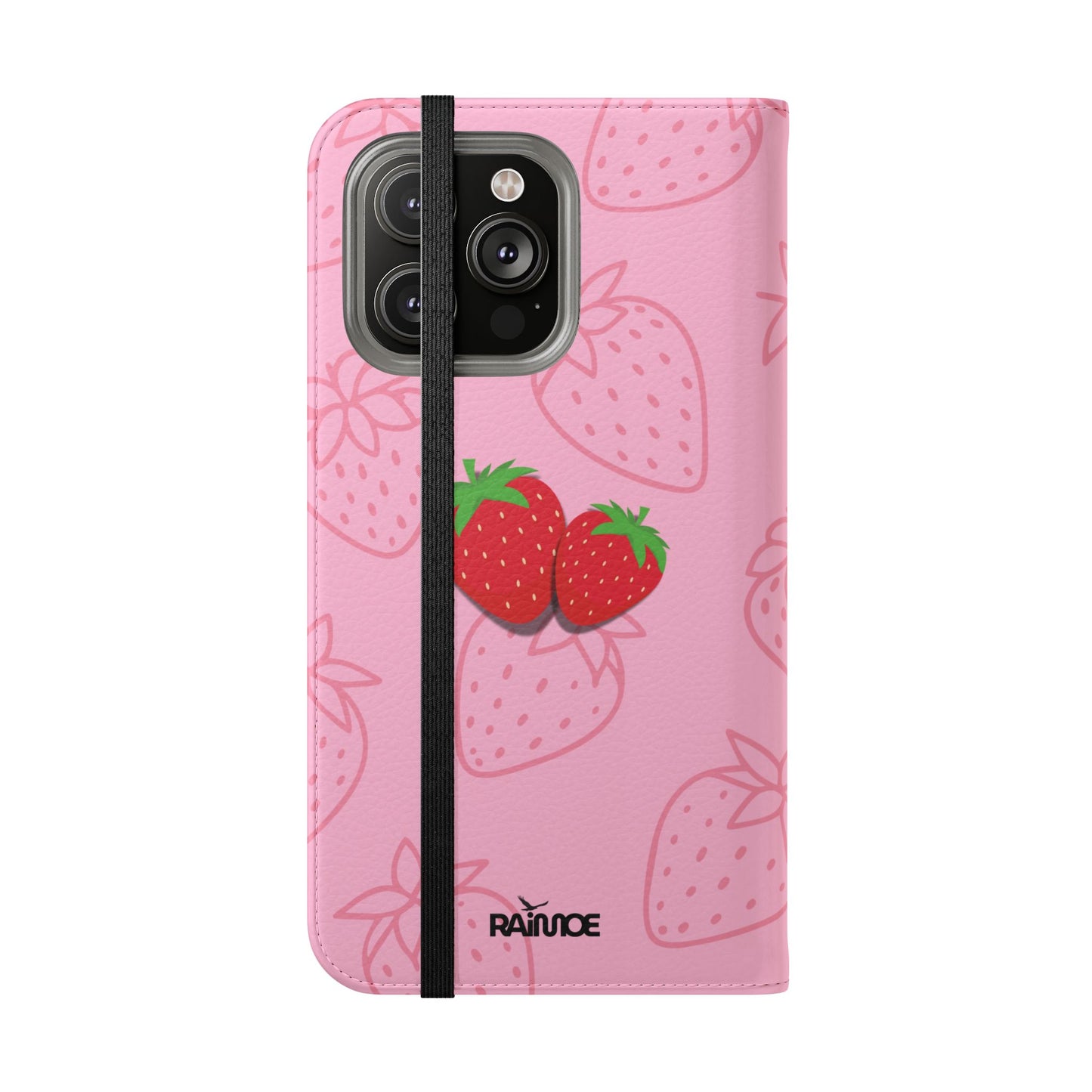 Fresa jugosa - Funda abatible para iPhone