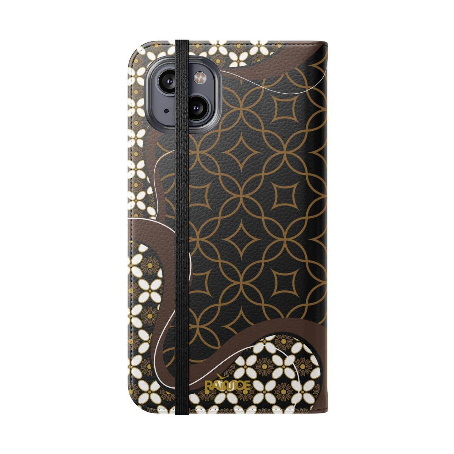 ベーシックプリント - iPhone フリップケース