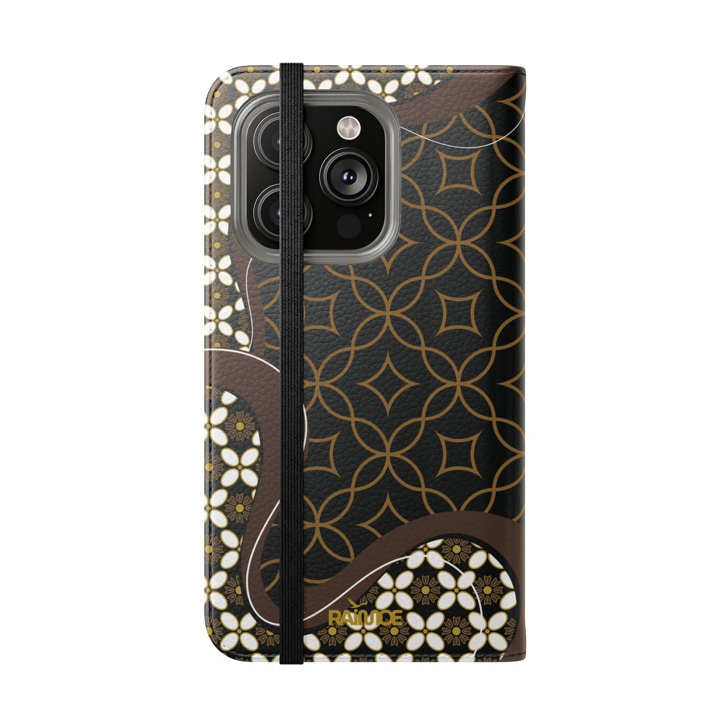 ベーシックプリント - iPhone フリップケース