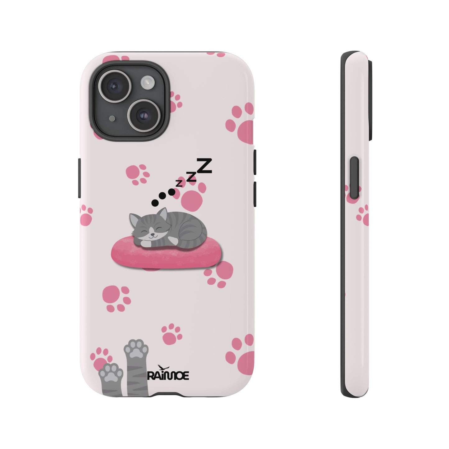 Kitty Cutie - Funda resistente para iPhone (brillante)