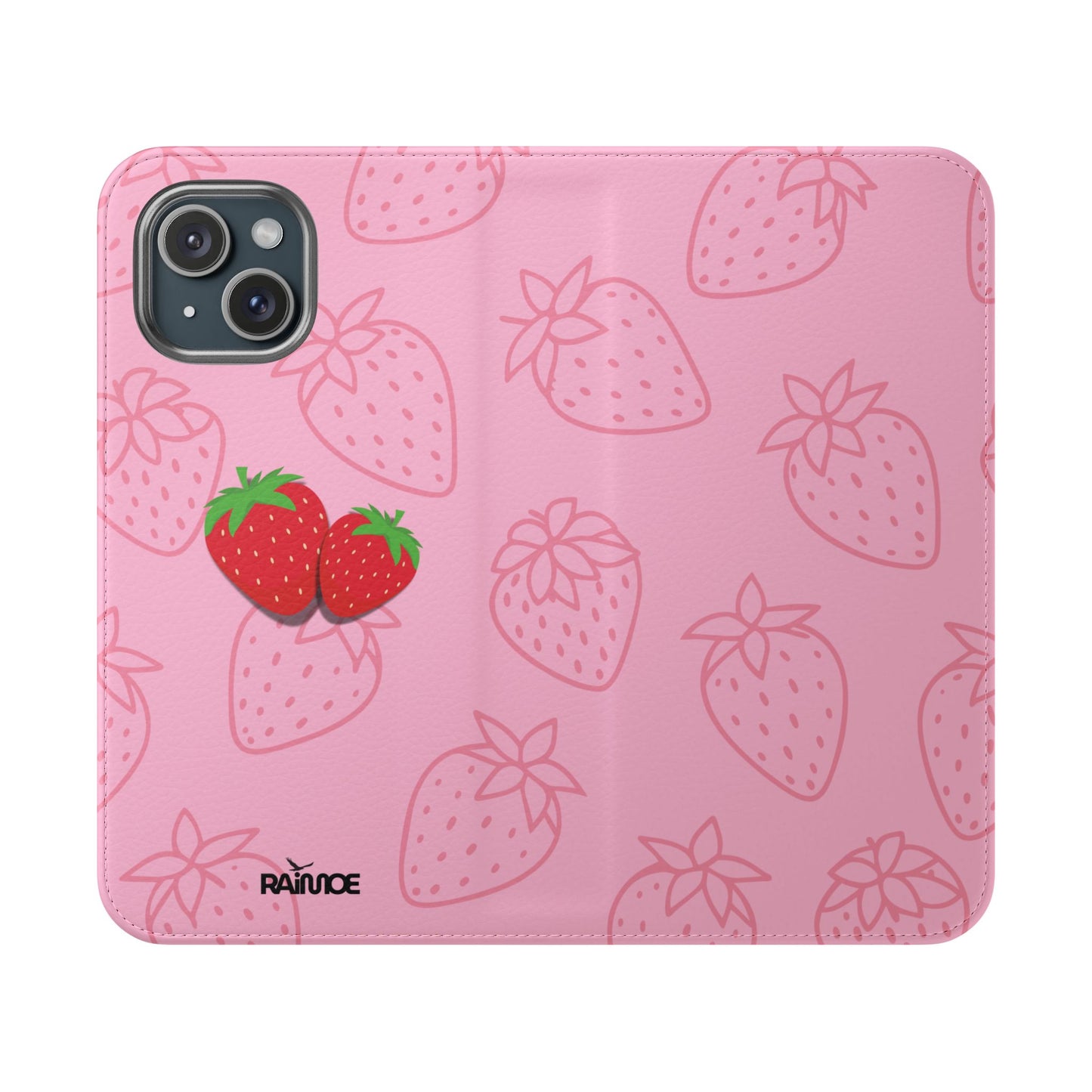 Fresa jugosa - Funda abatible para iPhone