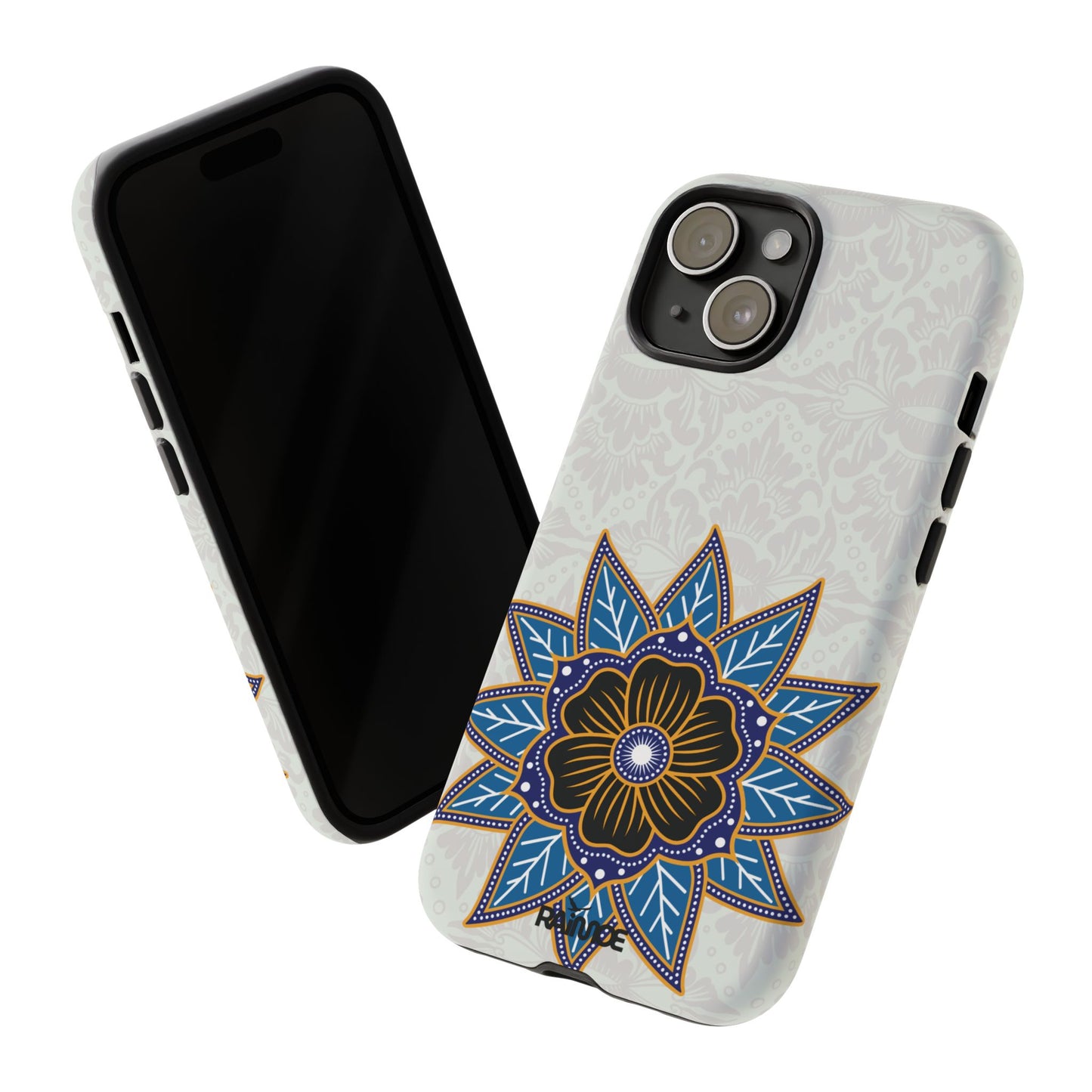 Blue Bloom - Funda resistente para iPhone (mate)