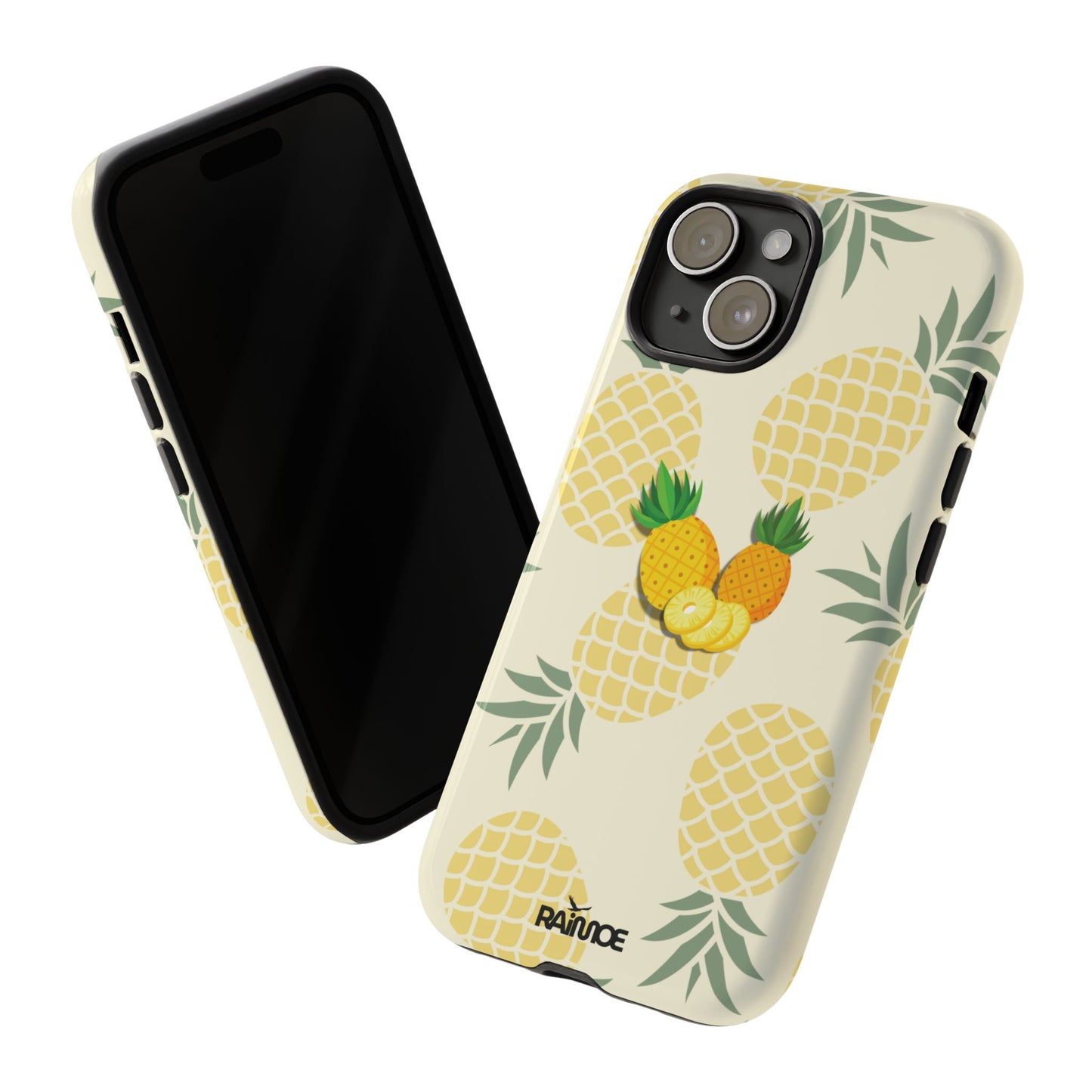 Tropical Pineapple - iPhone Tough Case (Glossy)