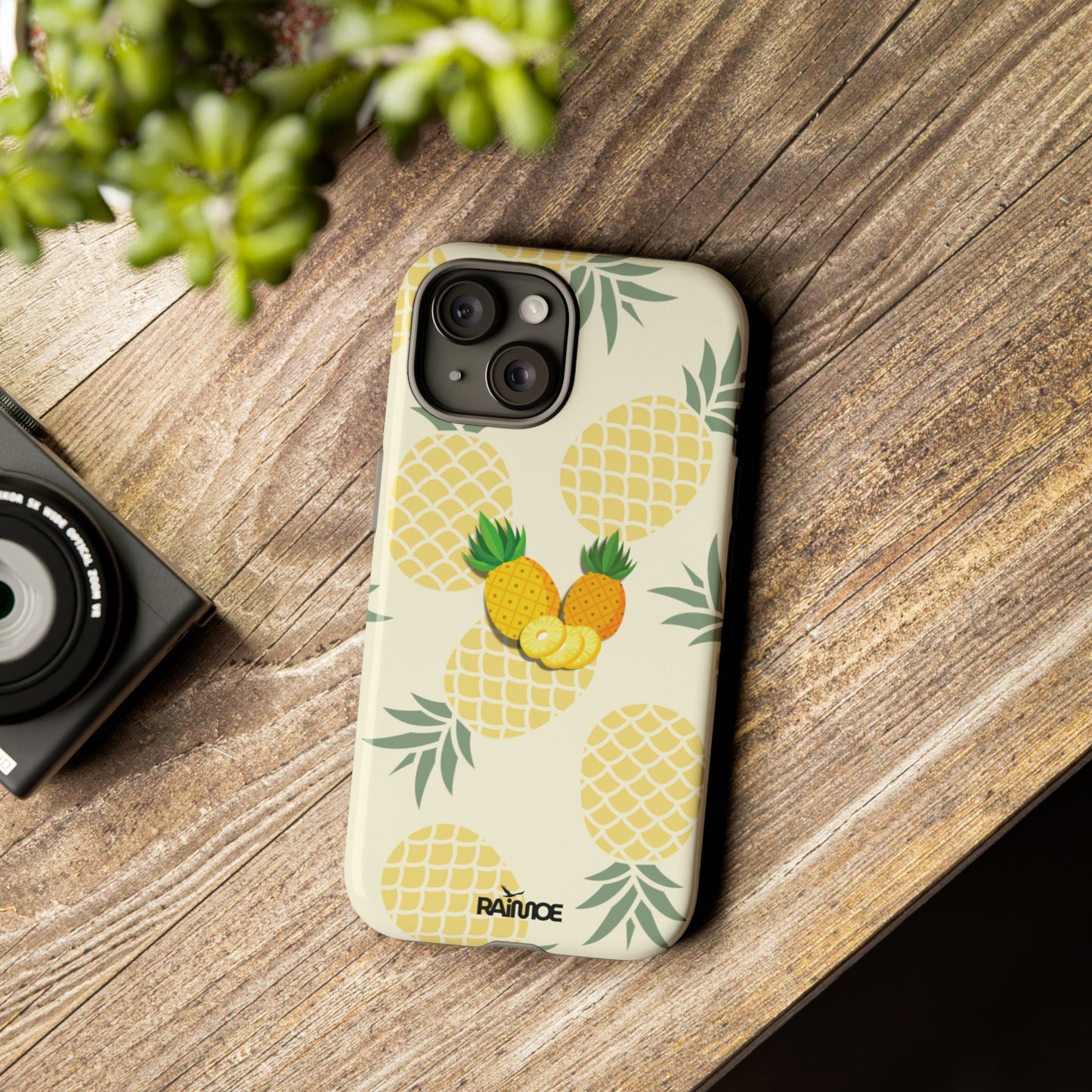 Tropical Pineapple - iPhone Tough Case (Glossy)