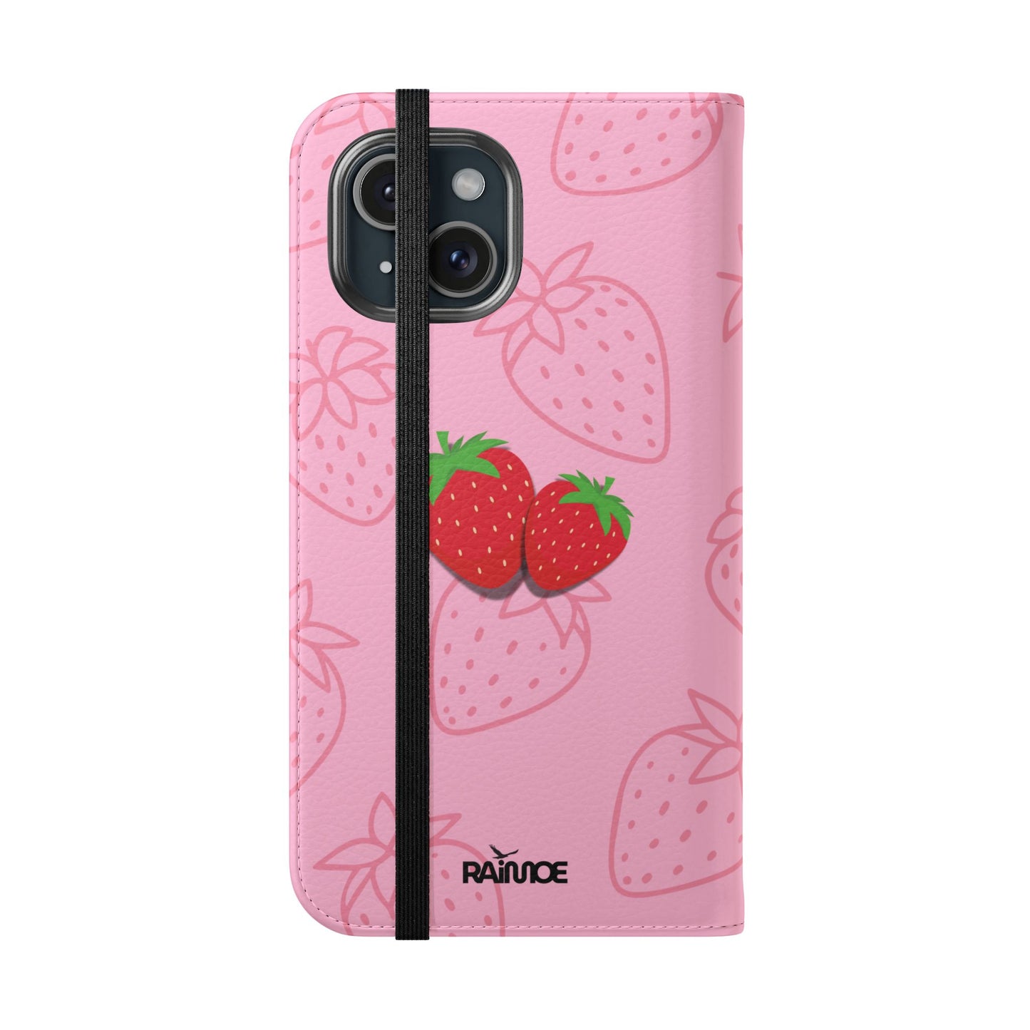 Fresa jugosa - Funda abatible para iPhone