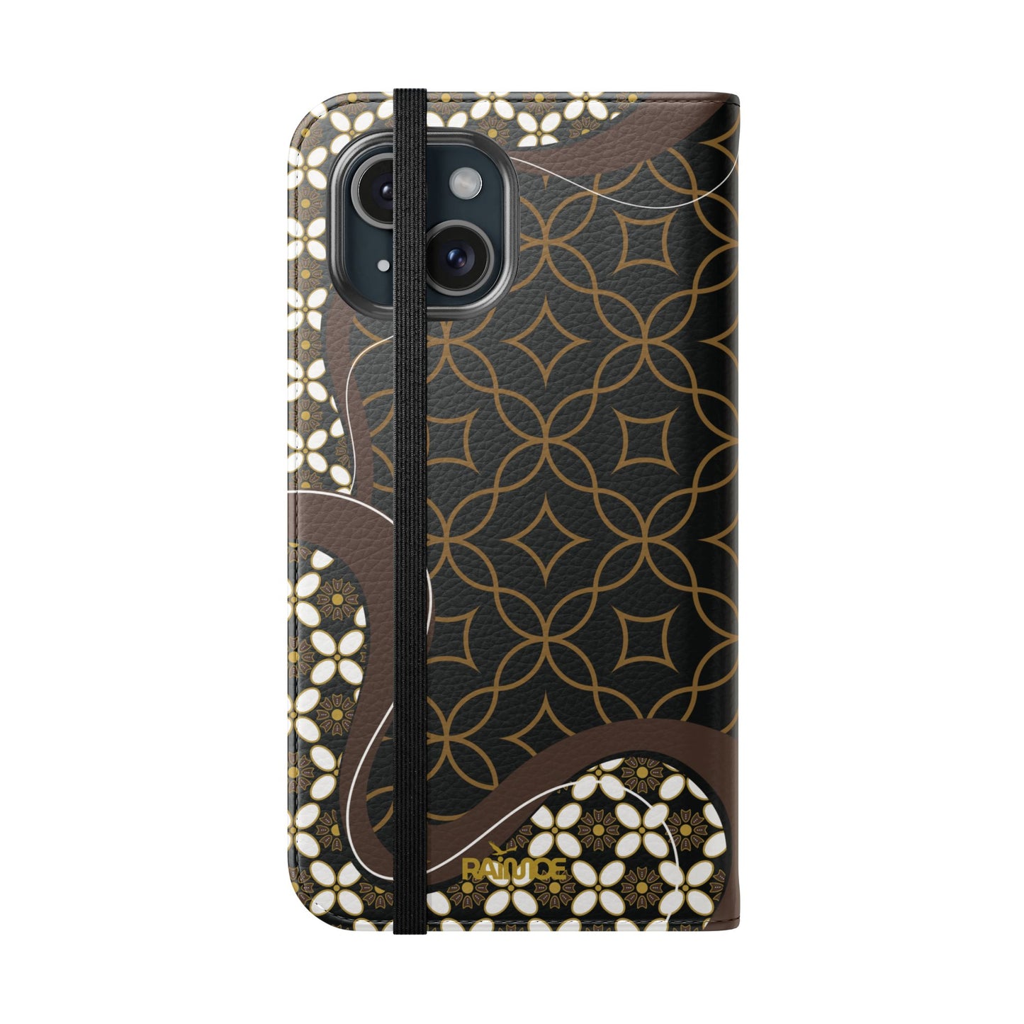 ベーシックプリント - iPhone フリップケース