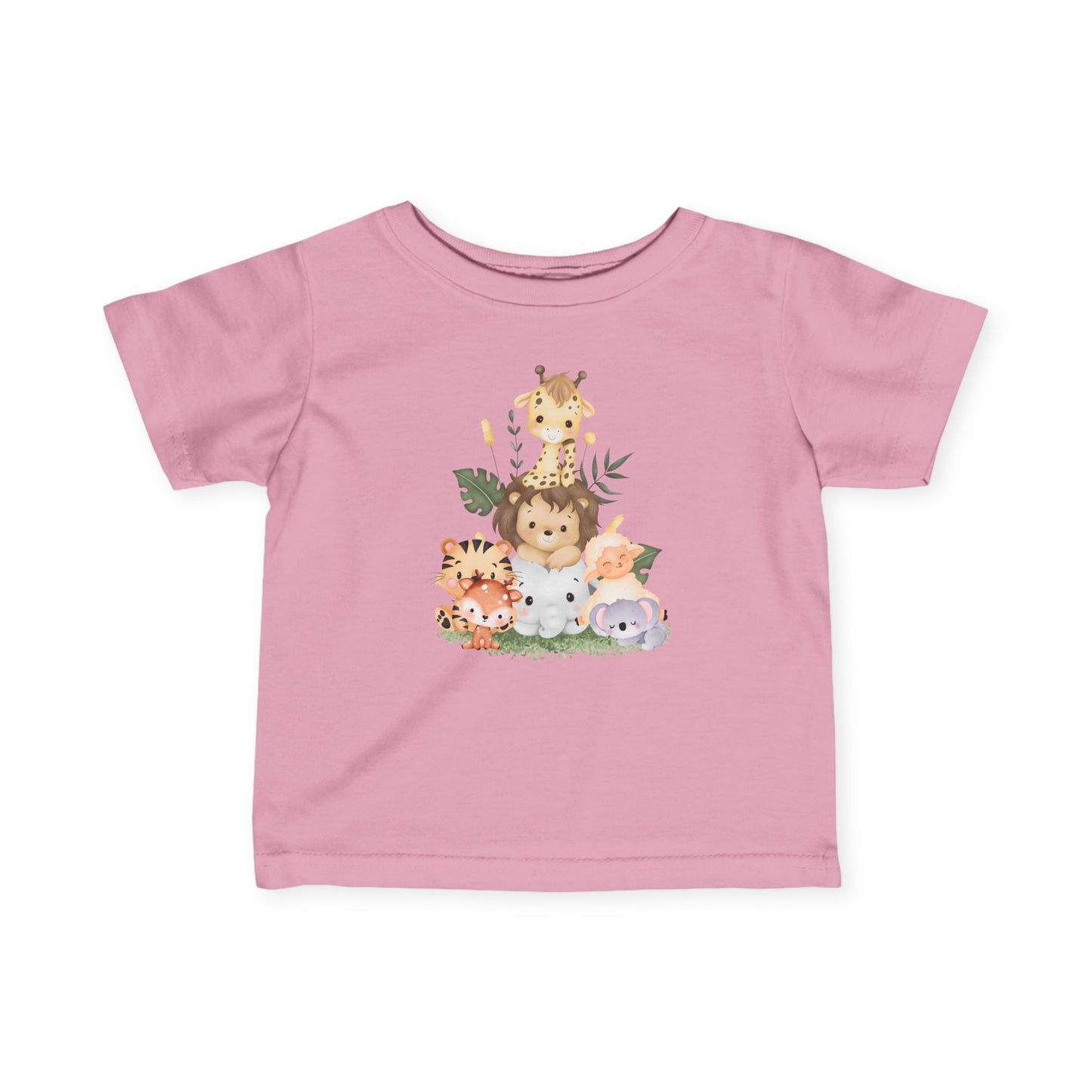 サファリアニマルベビーTシャツ