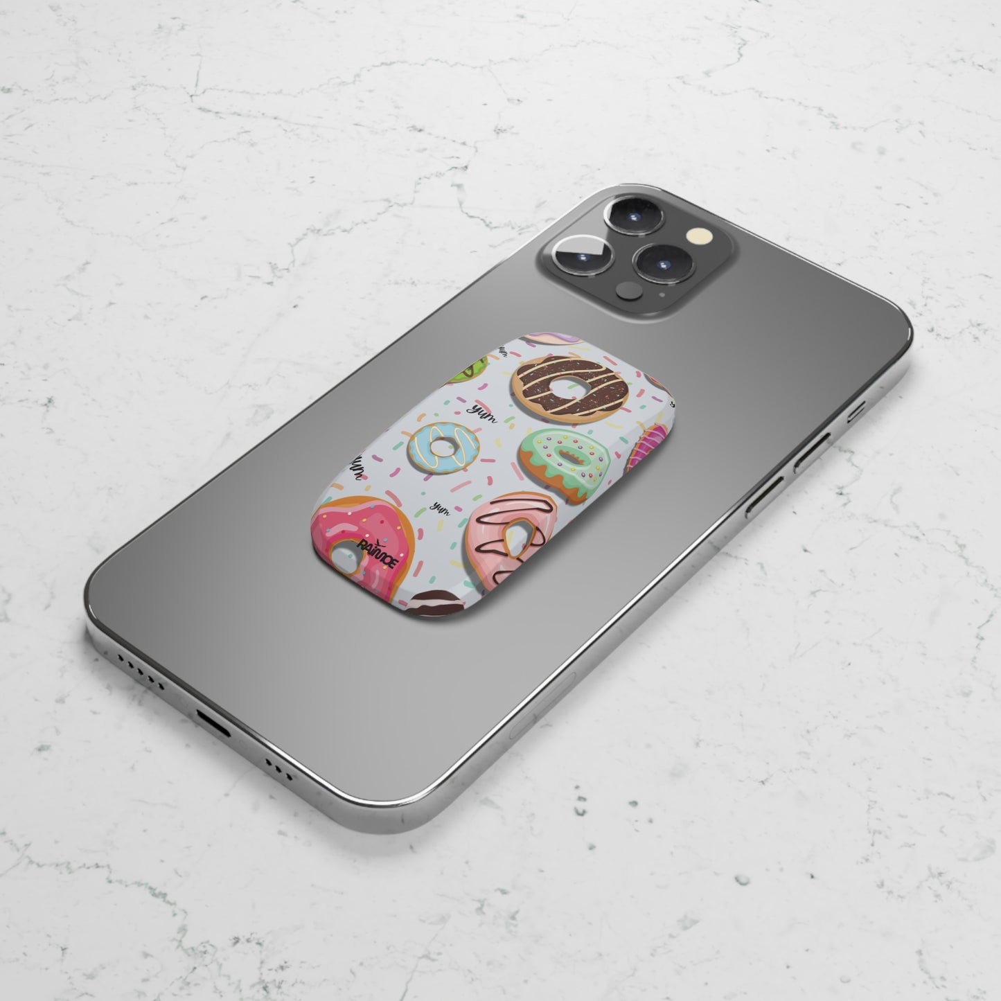 Agarre de clic para teléfono con forma de donut