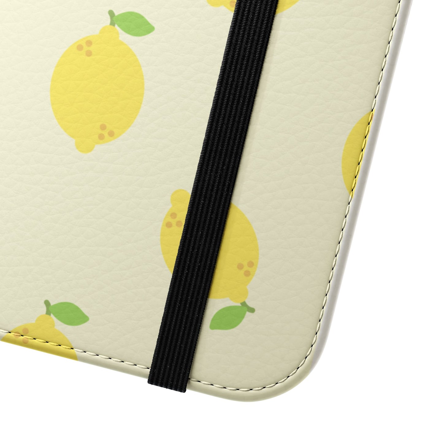Funda con tapa para iPhone "Locura de limón"