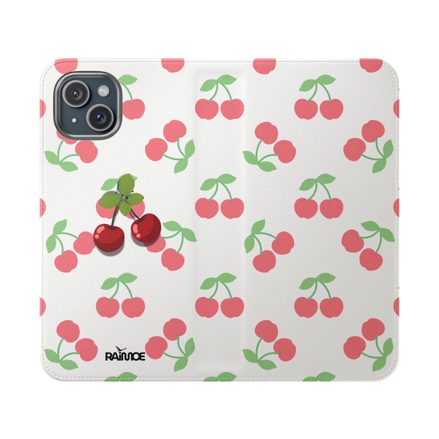 Funda con tapa para iPhone Red Cherry