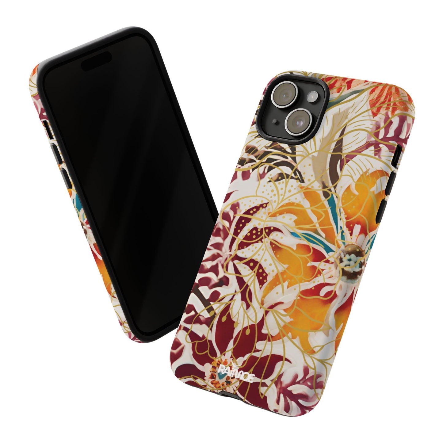 Auburn Floral - Funda resistente para iPhone (mate)