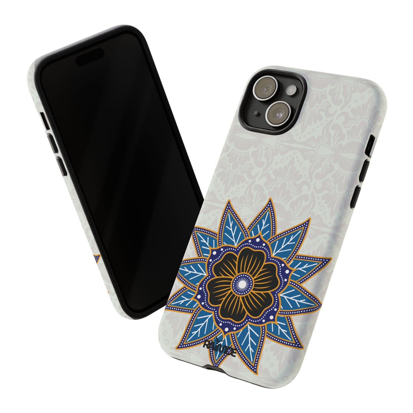Blue Bloom - Funda resistente para iPhone (mate)