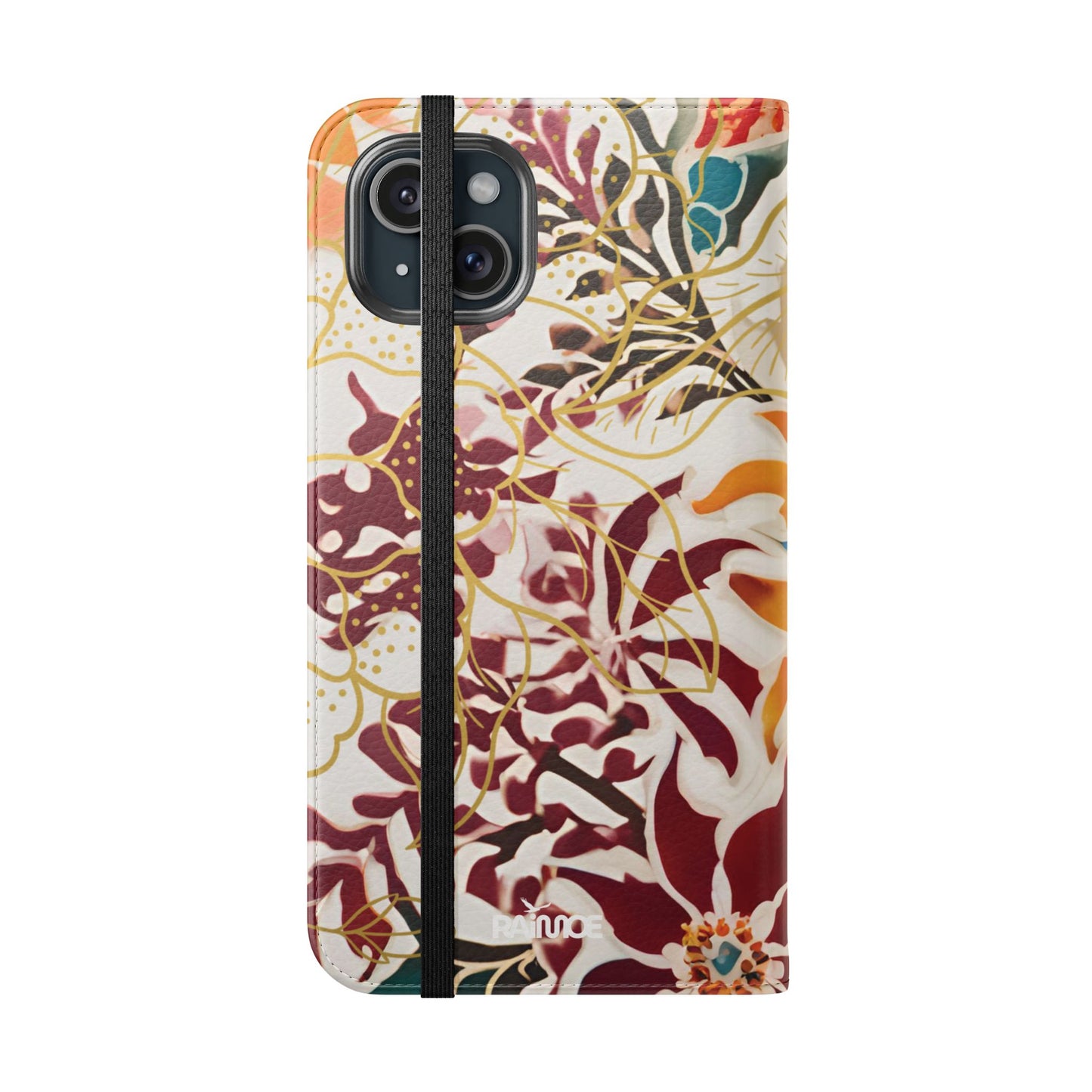 Auburn Floral - Funda abatible para iPhone
