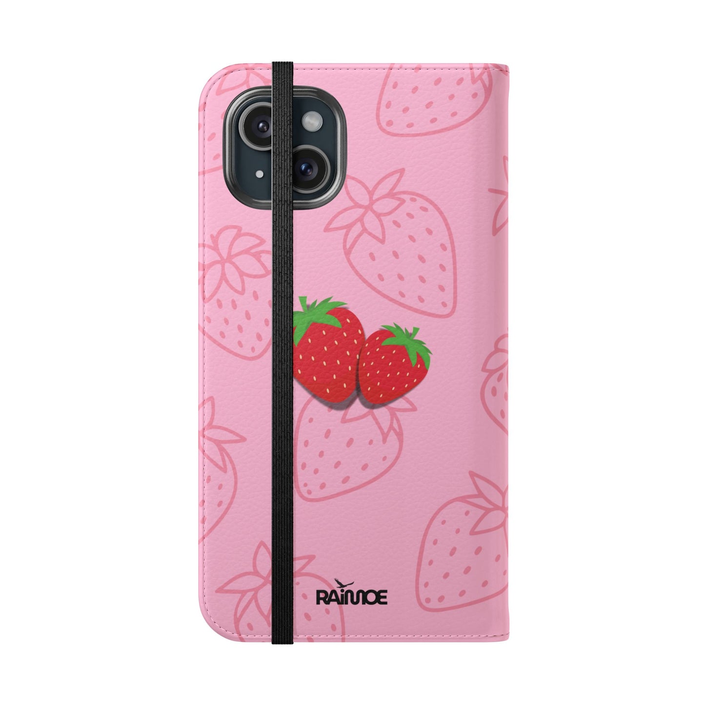 Fresa jugosa - Funda abatible para iPhone