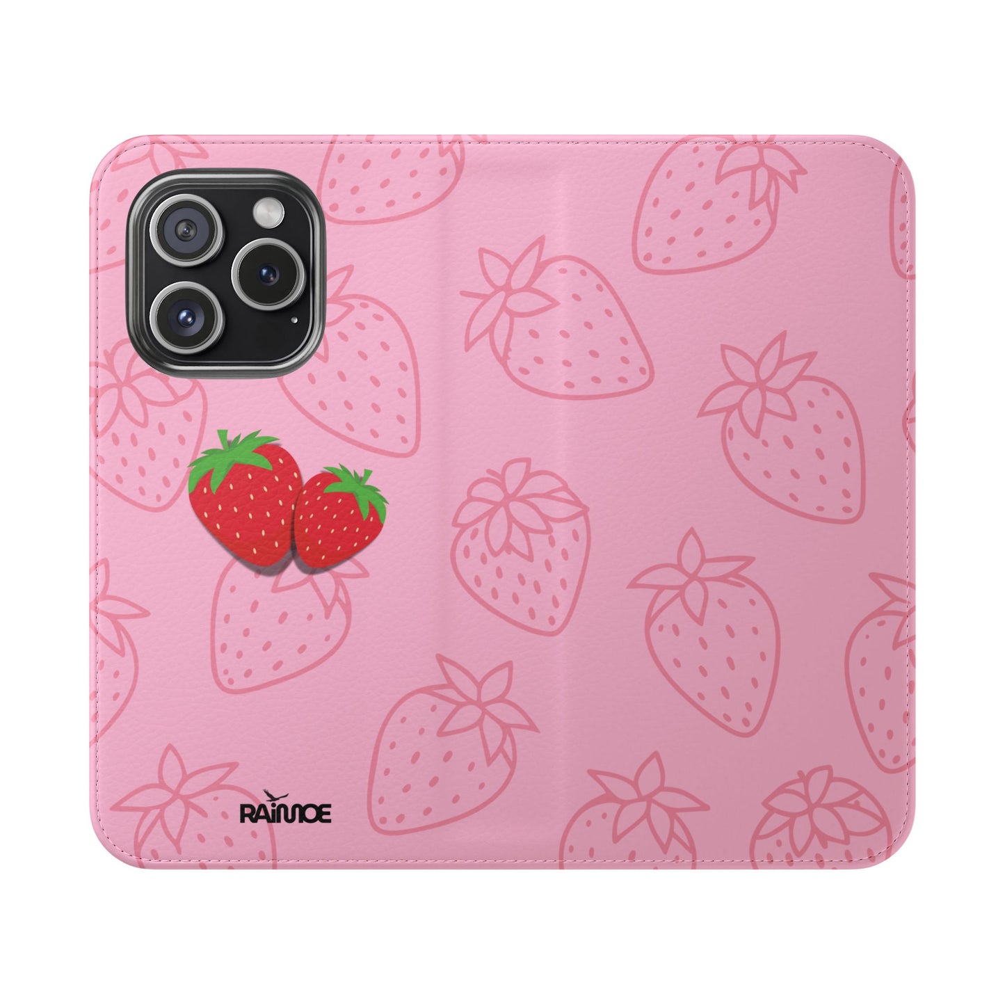 Fresa jugosa - Funda abatible para iPhone