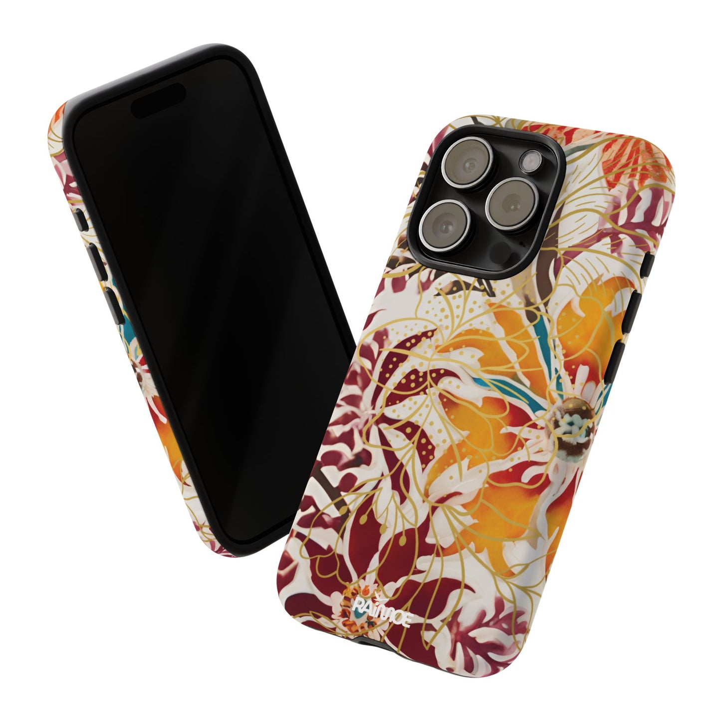 Auburn Floral - Funda resistente para iPhone (mate)