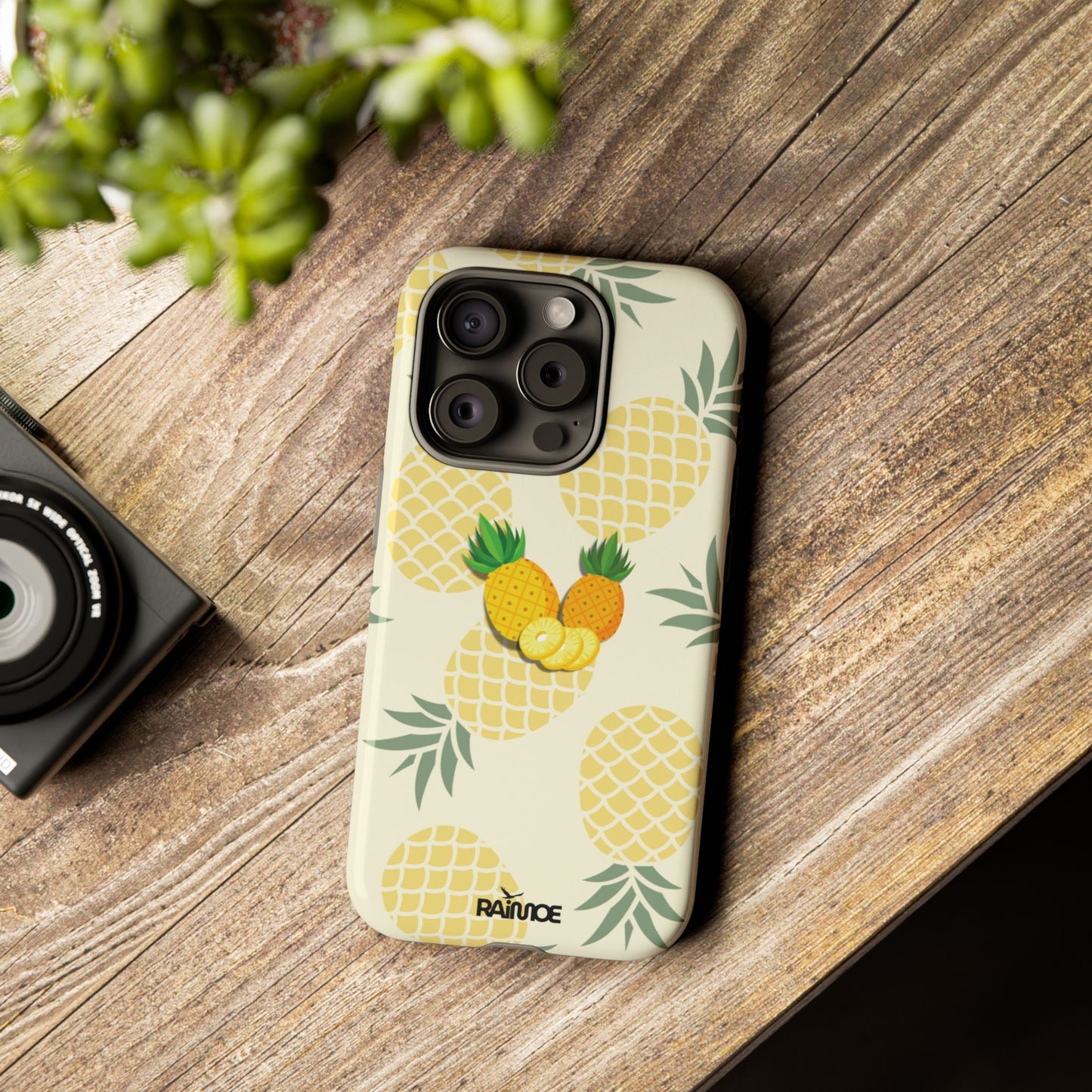 Tropical Pineapple - iPhone Tough Case (Glossy)