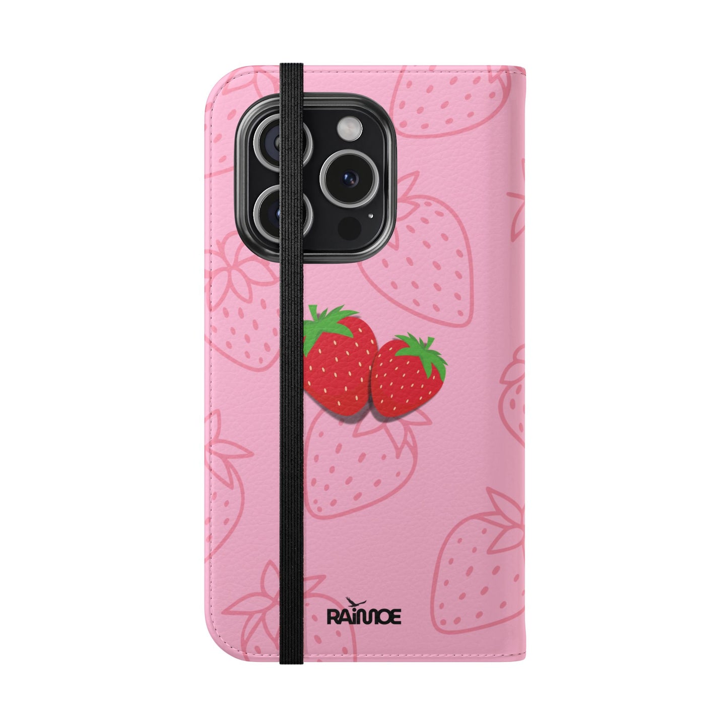 Fresa jugosa - Funda abatible para iPhone