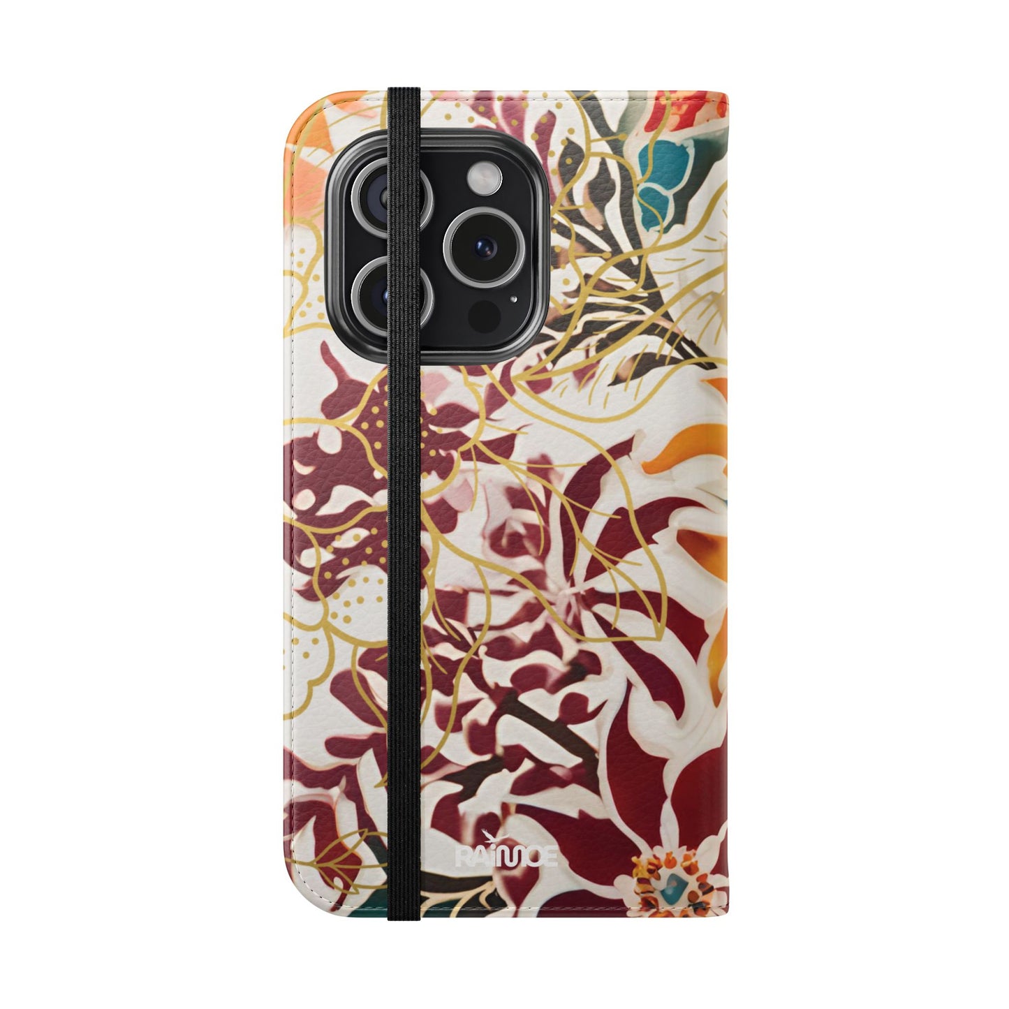 Auburn Floral - Funda abatible para iPhone